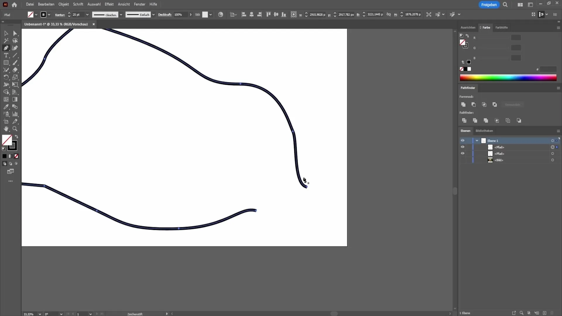 Como unes líneas de manera efectiva en Adobe Illustrator