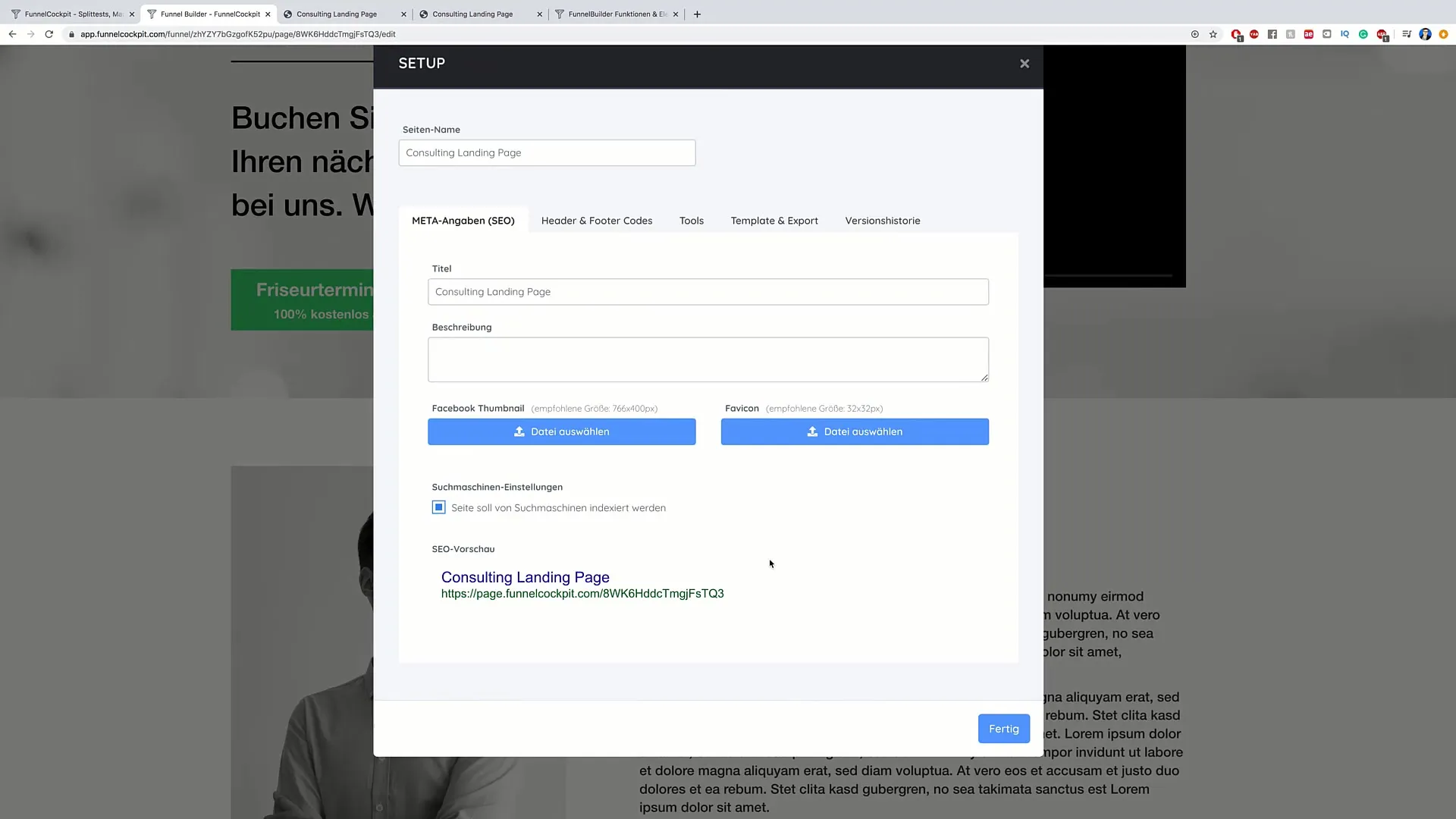 Optimalizace nastavení pro online akvizici zákazníků