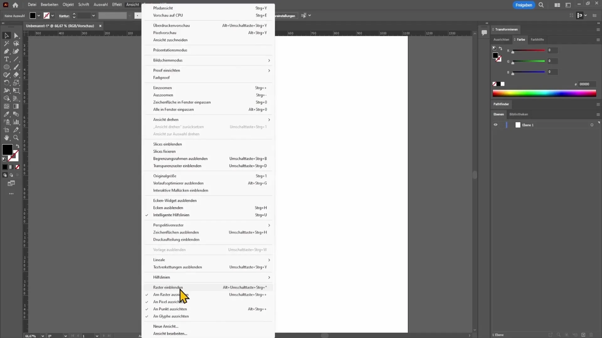 Hjælpelinjer og gitter i Adobe Illustrator: En trin-for-trin vejledning