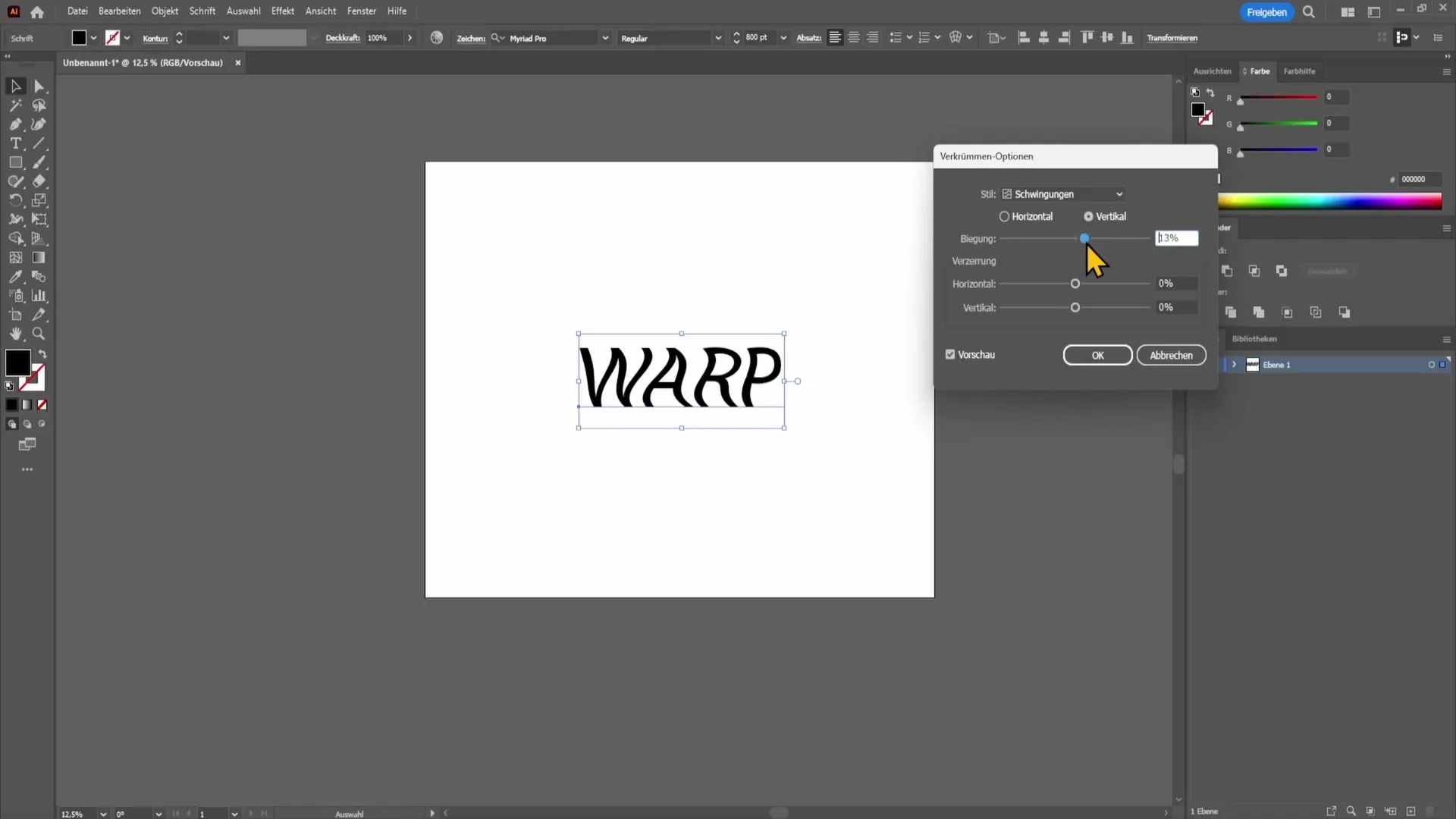 Diseño creativo de texto: Doblado de textos en Adobe Illustrator