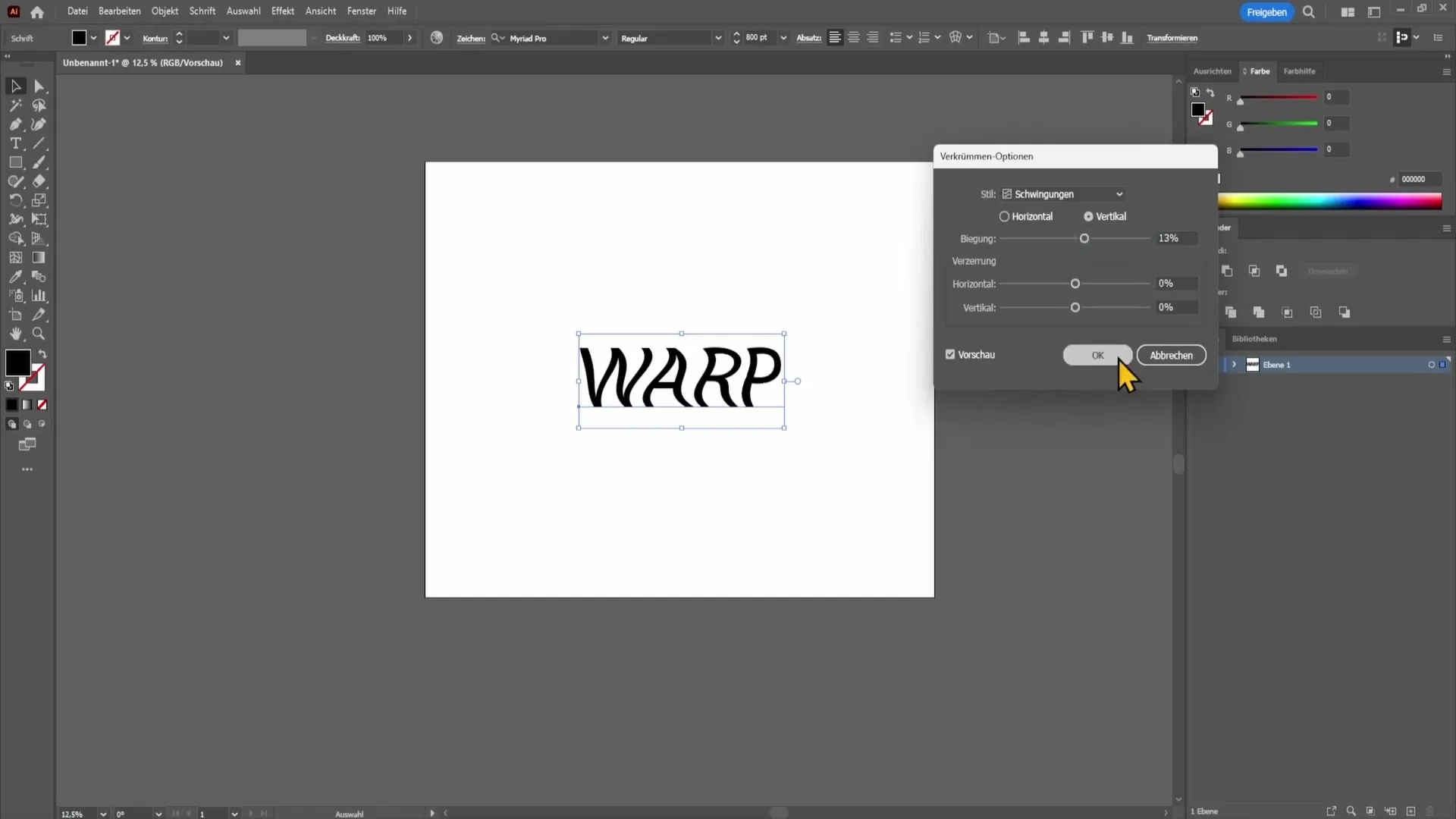 Diseño creativo de texto: curvar textos en Adobe Illustrator