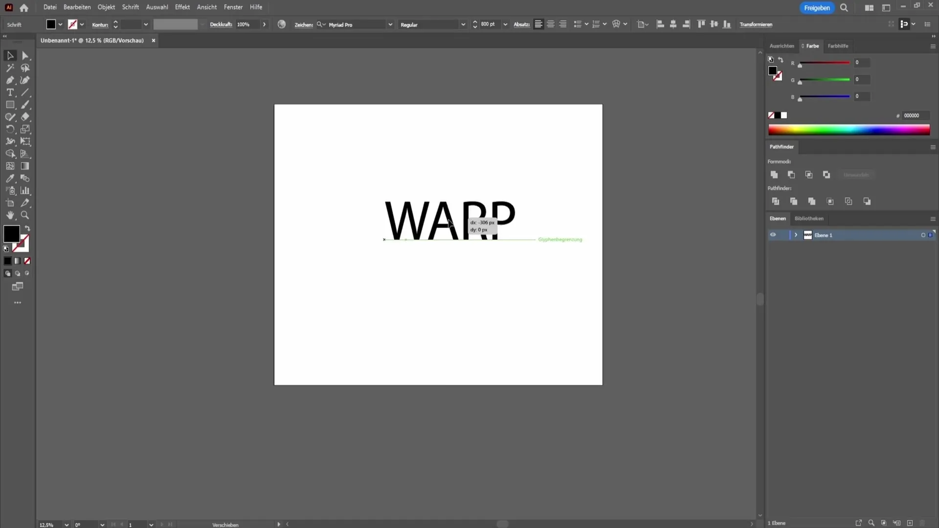 Diseño creativo de textos: doblar textos en Adobe Illustrator