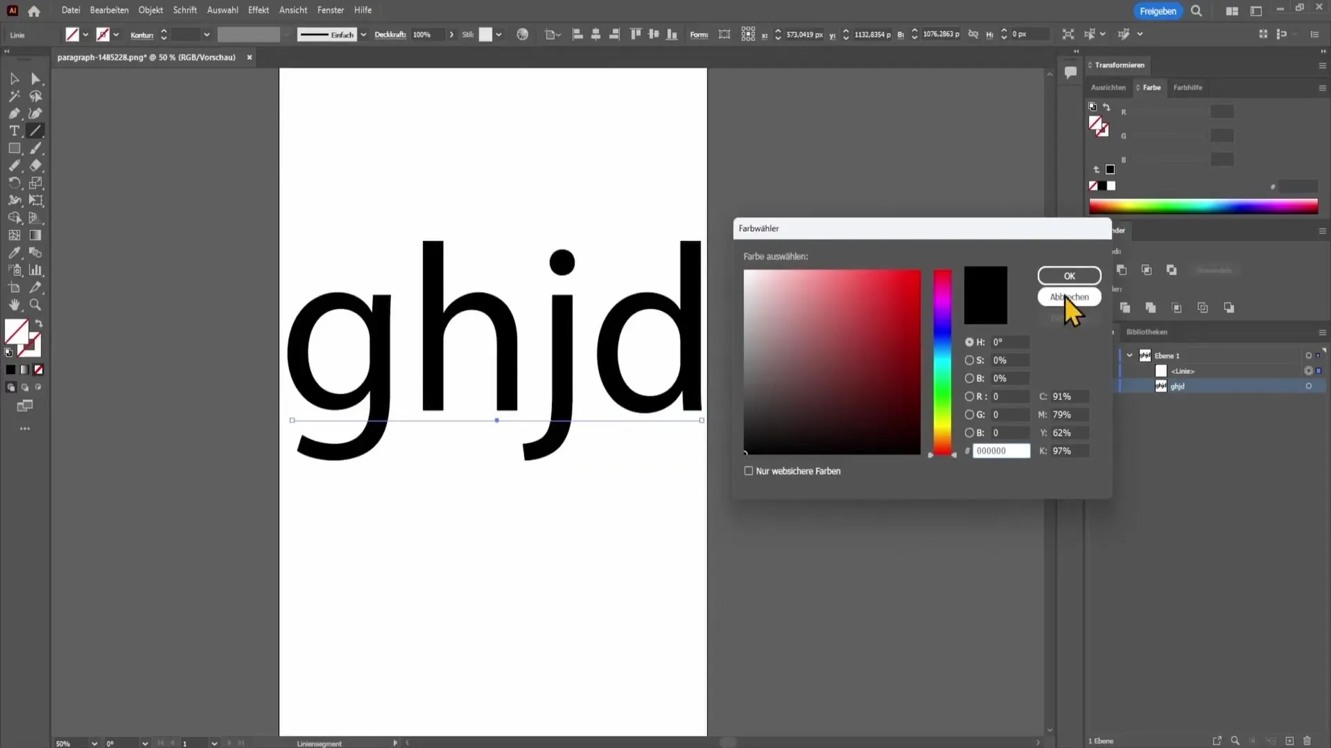 Subrayar texto en Adobe Illustrator: ¡Así es como se hace!