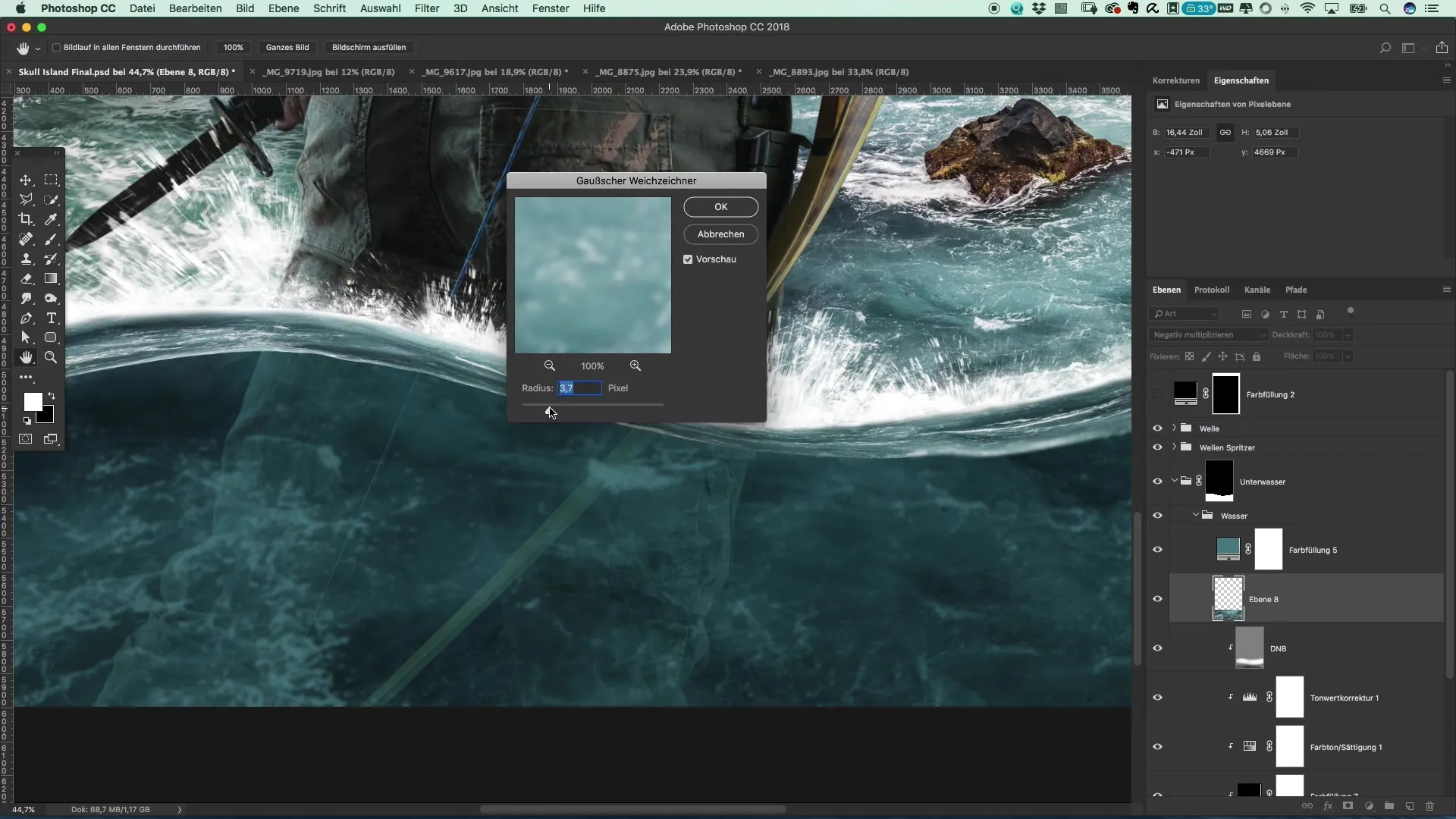 Design underwater scenes in Tomb Raider style