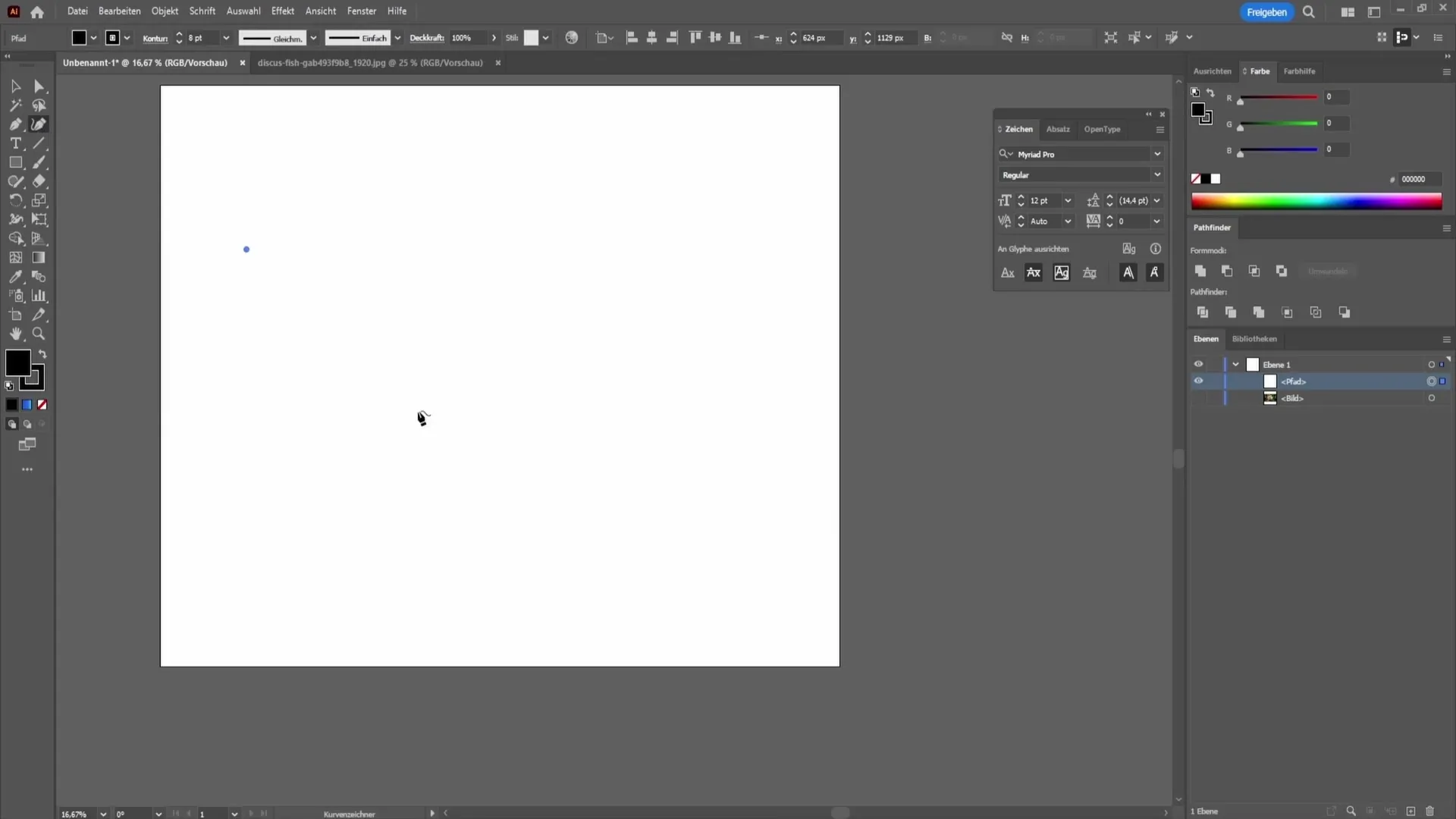 Dibujo profesional con la herramienta de lápiz en Adobe Illustrator