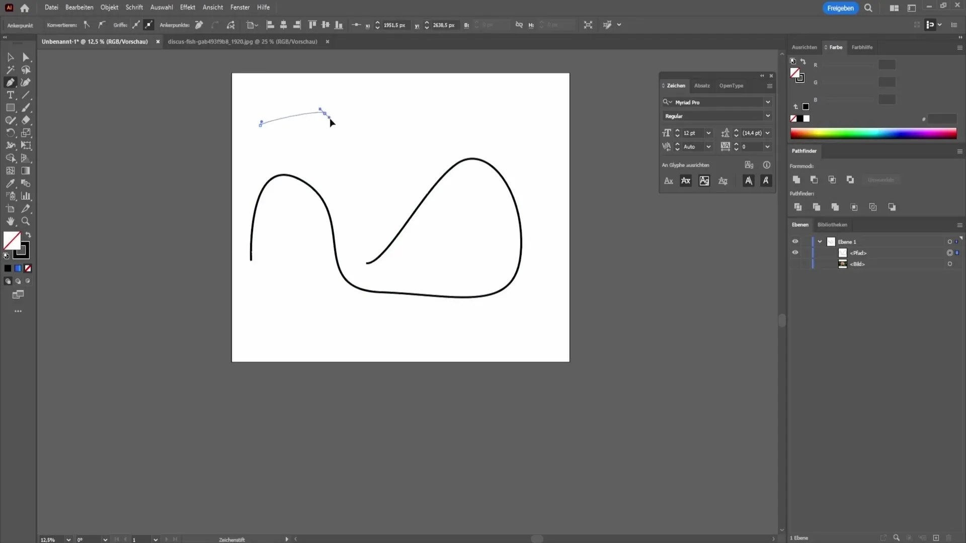 Dibujo profesional con la herramienta de lápiz en Adobe Illustrator