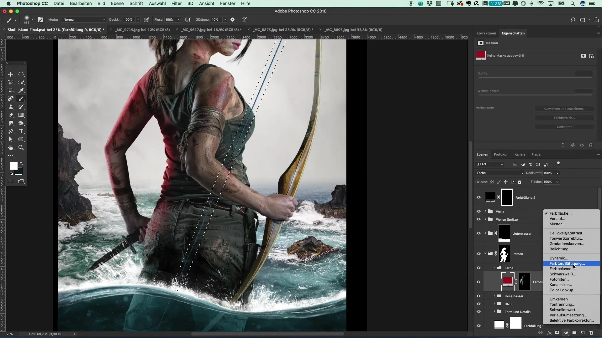 Create a poster in the style of Tomb Raider - Photoshop tutorial