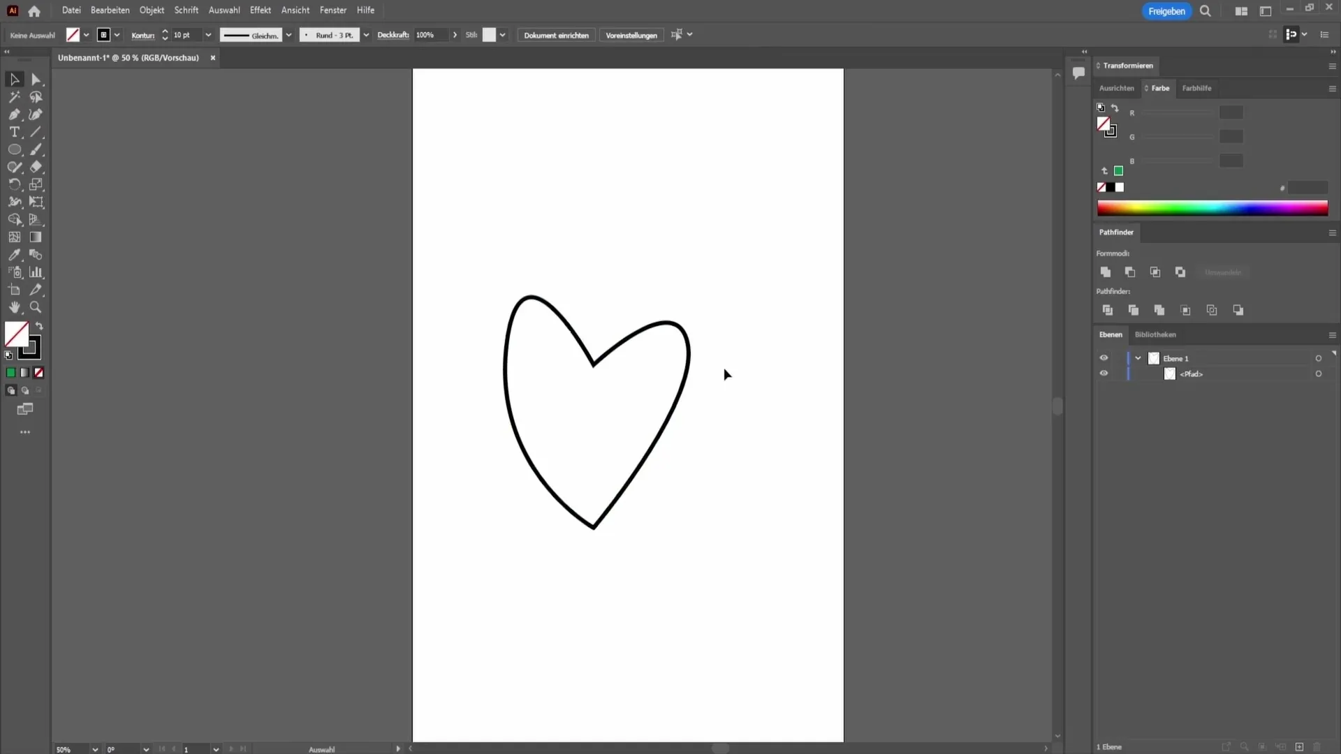 Crear formas de manera efectiva en Adobe Illustrator.  