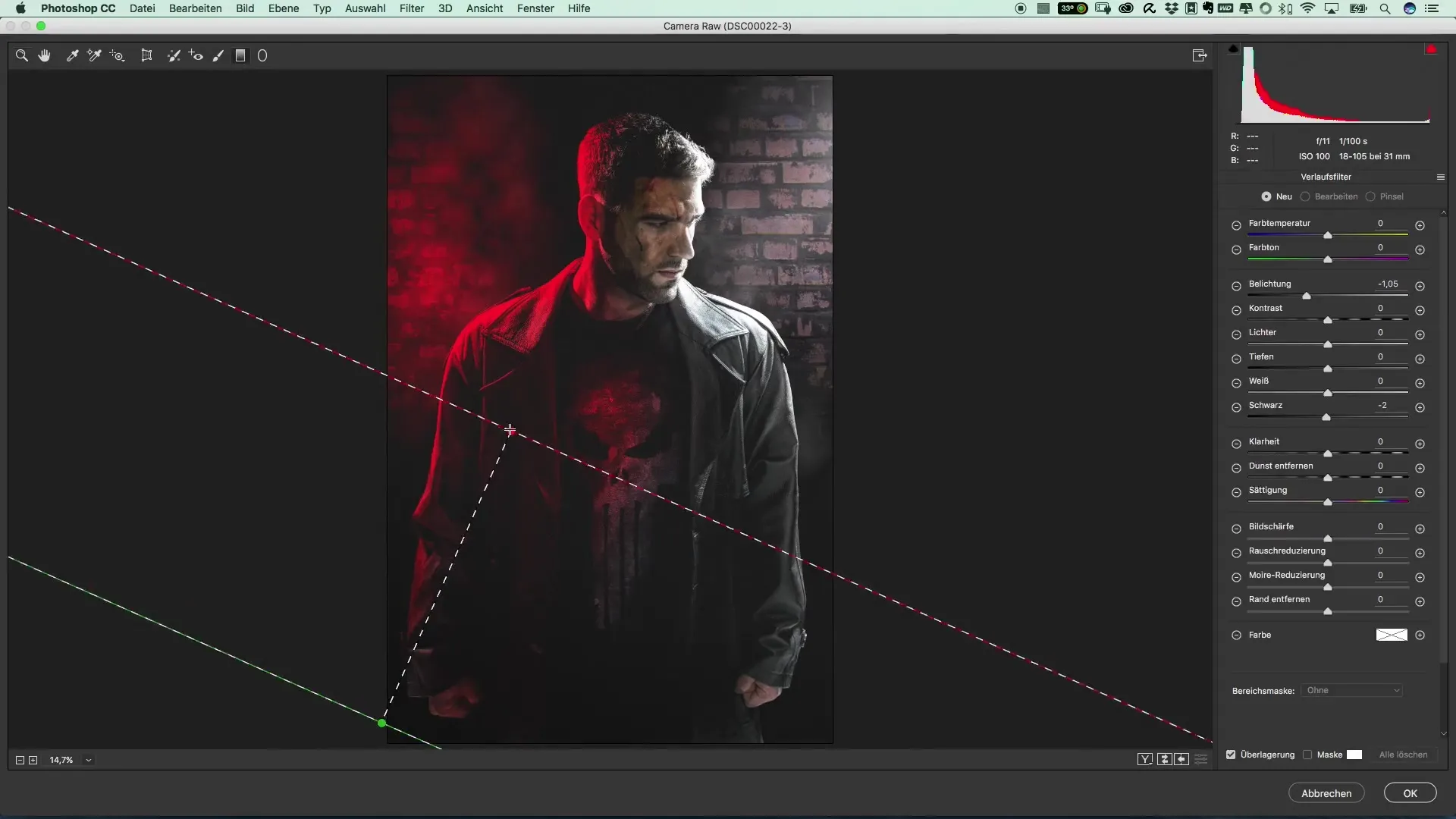 Film poster style of The Punisher – Tips for image editing
