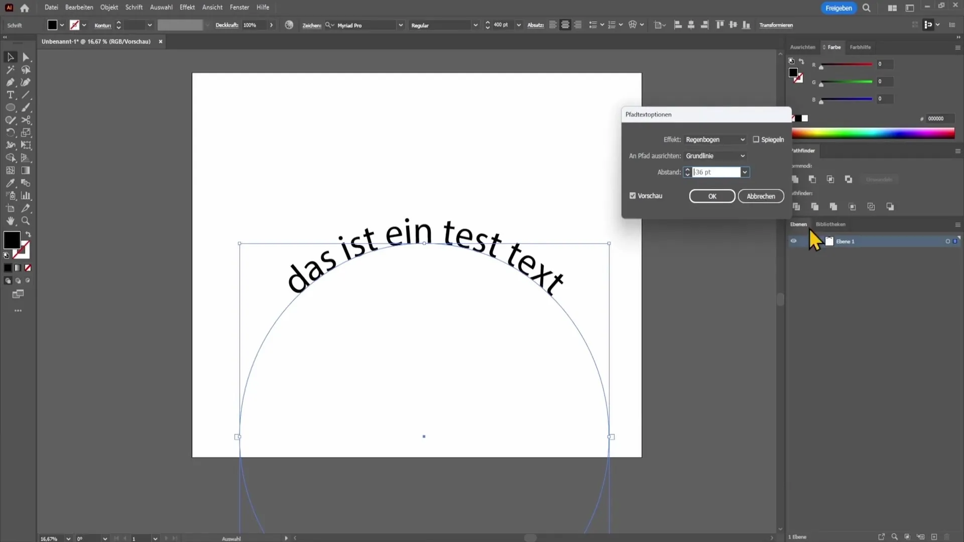 Teks di jalur di Adobe Illustrator - Petunjuk langkah demi langkah Teks di jalur di Adobe Illustrator - Panduan langkah demi langkah