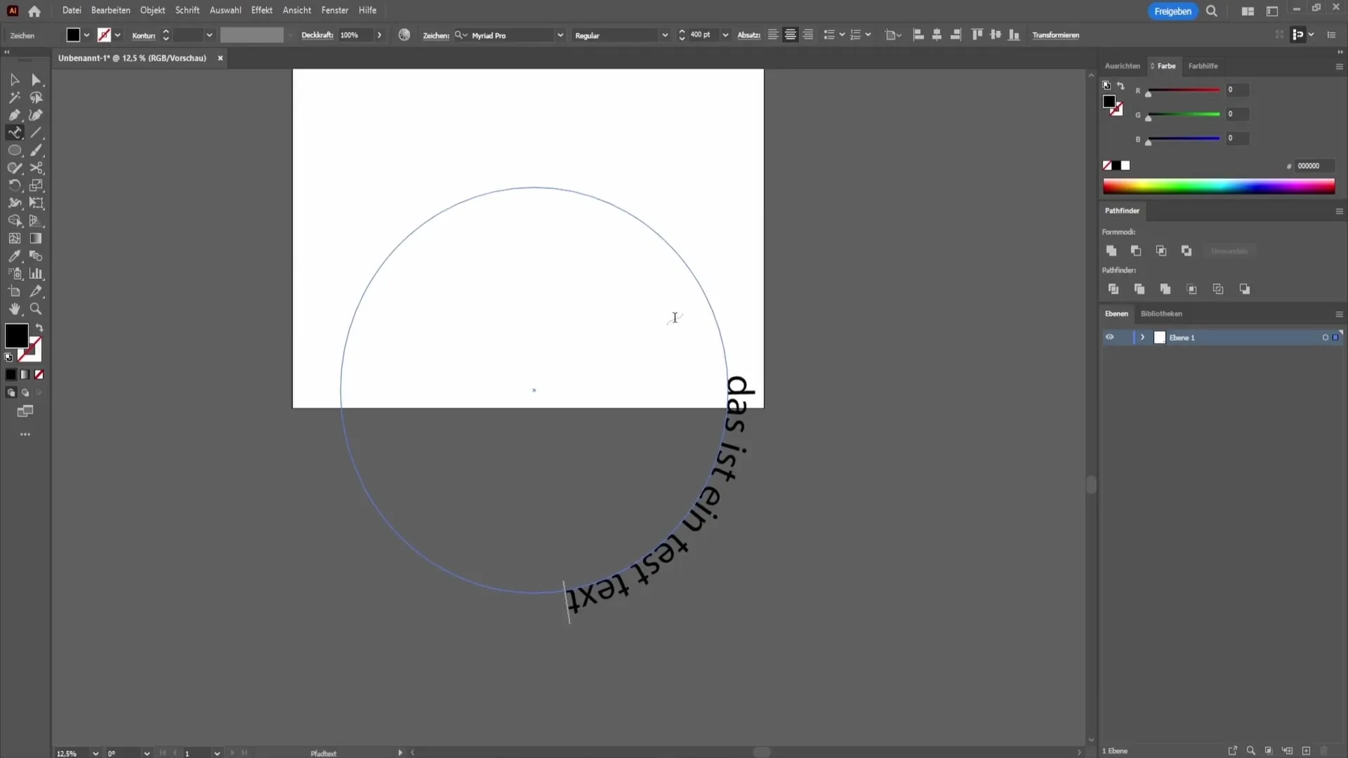 Teks di jalur di Adobe Illustrator - Panduan langkah demi langkah Teks di jalur di Adobe Illustrator - Panduan langkah demi langkah