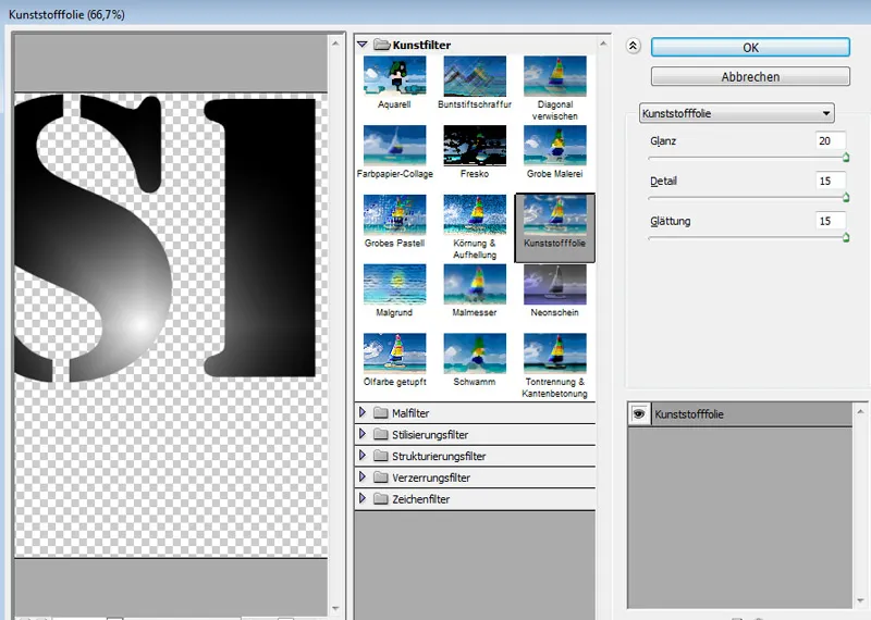 Lag glasseffekt for typografi og oppsett