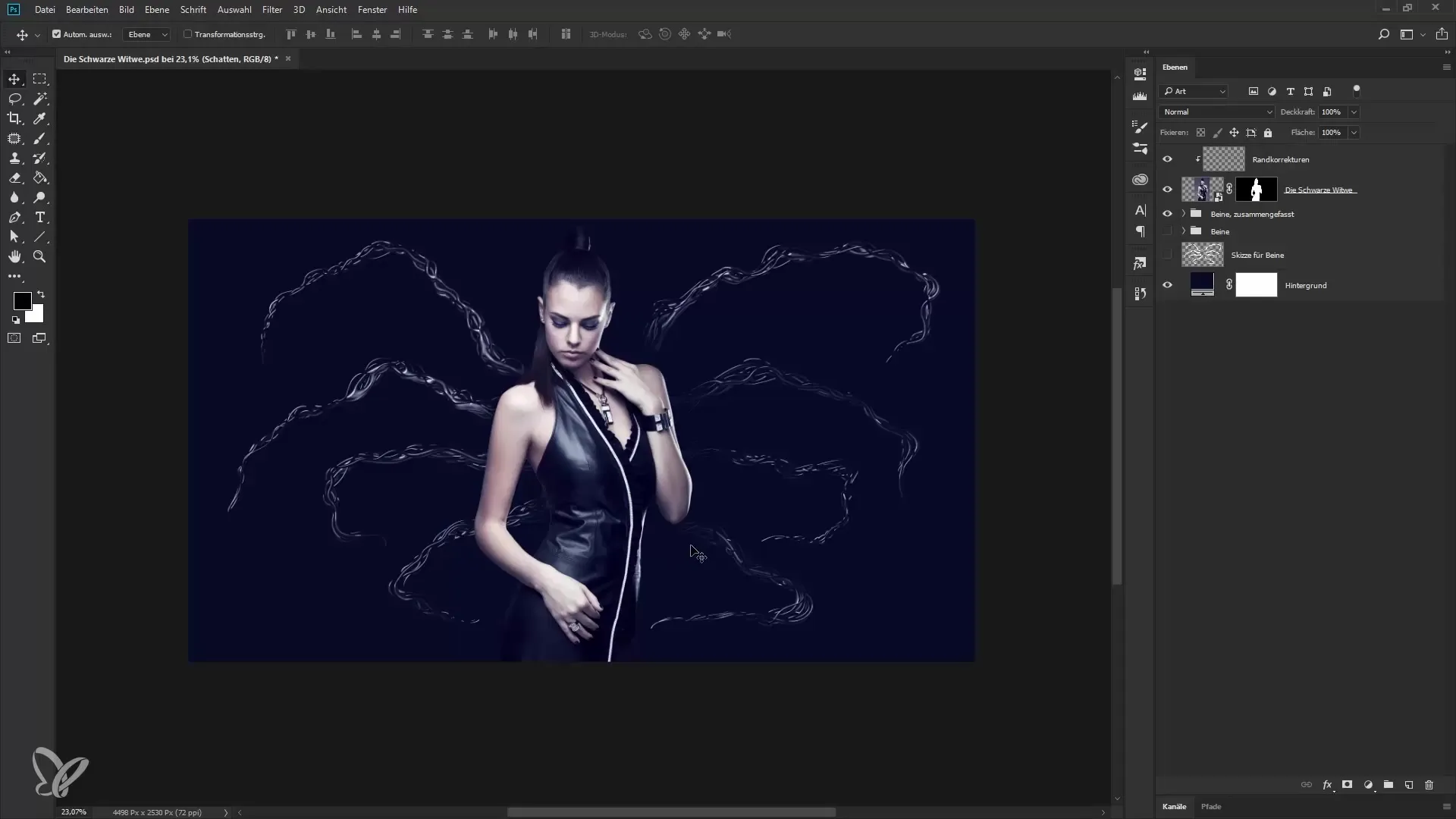 Color look e fasi finali del compositing in Photoshop