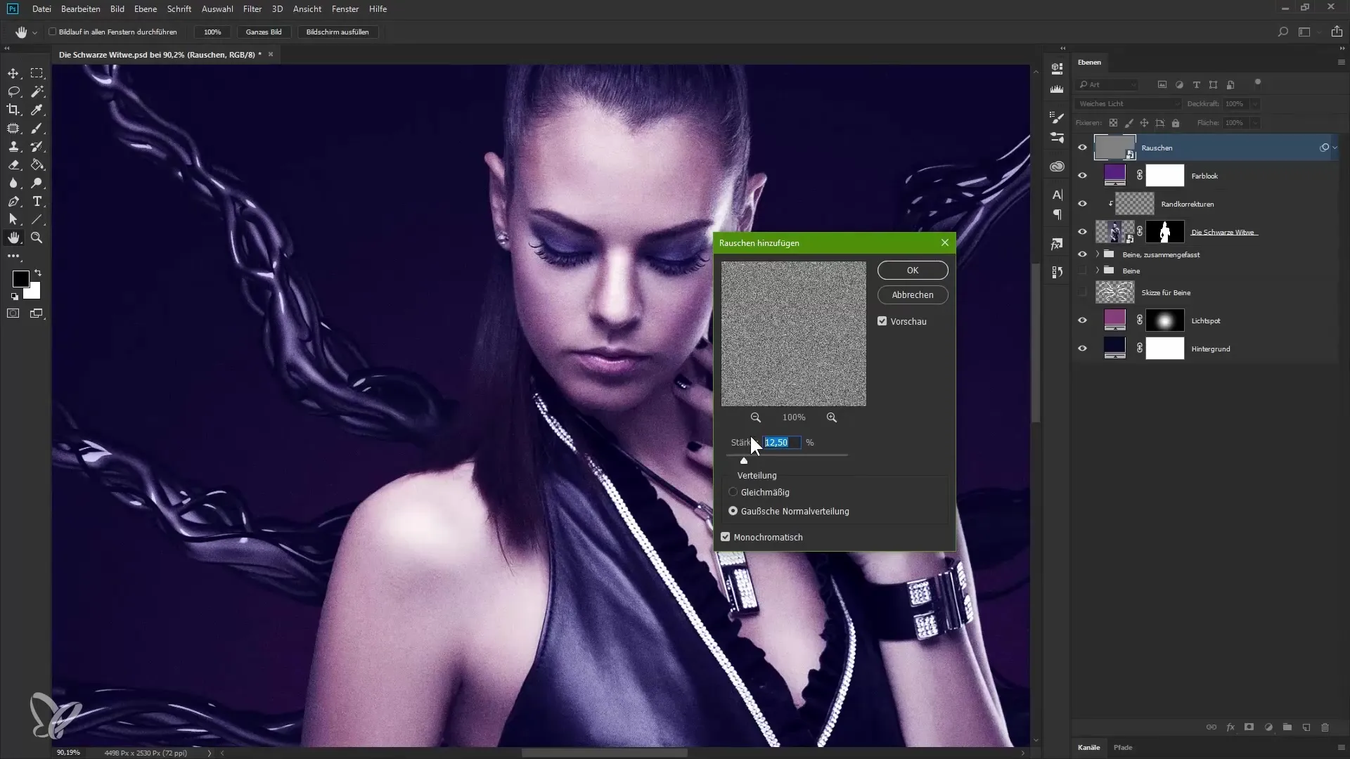 Farblook e passi finali nel compositing in Photoshop