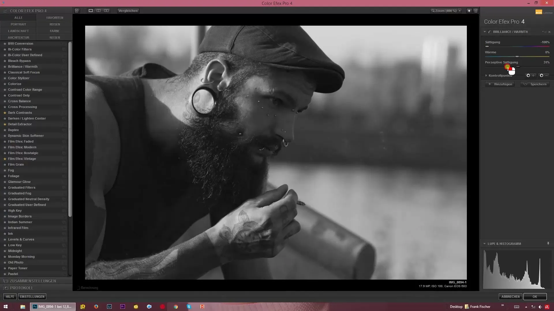 Brilliance and Warmth in Color Efex Pro 4 – Adjusting Color Temperature and Saturation