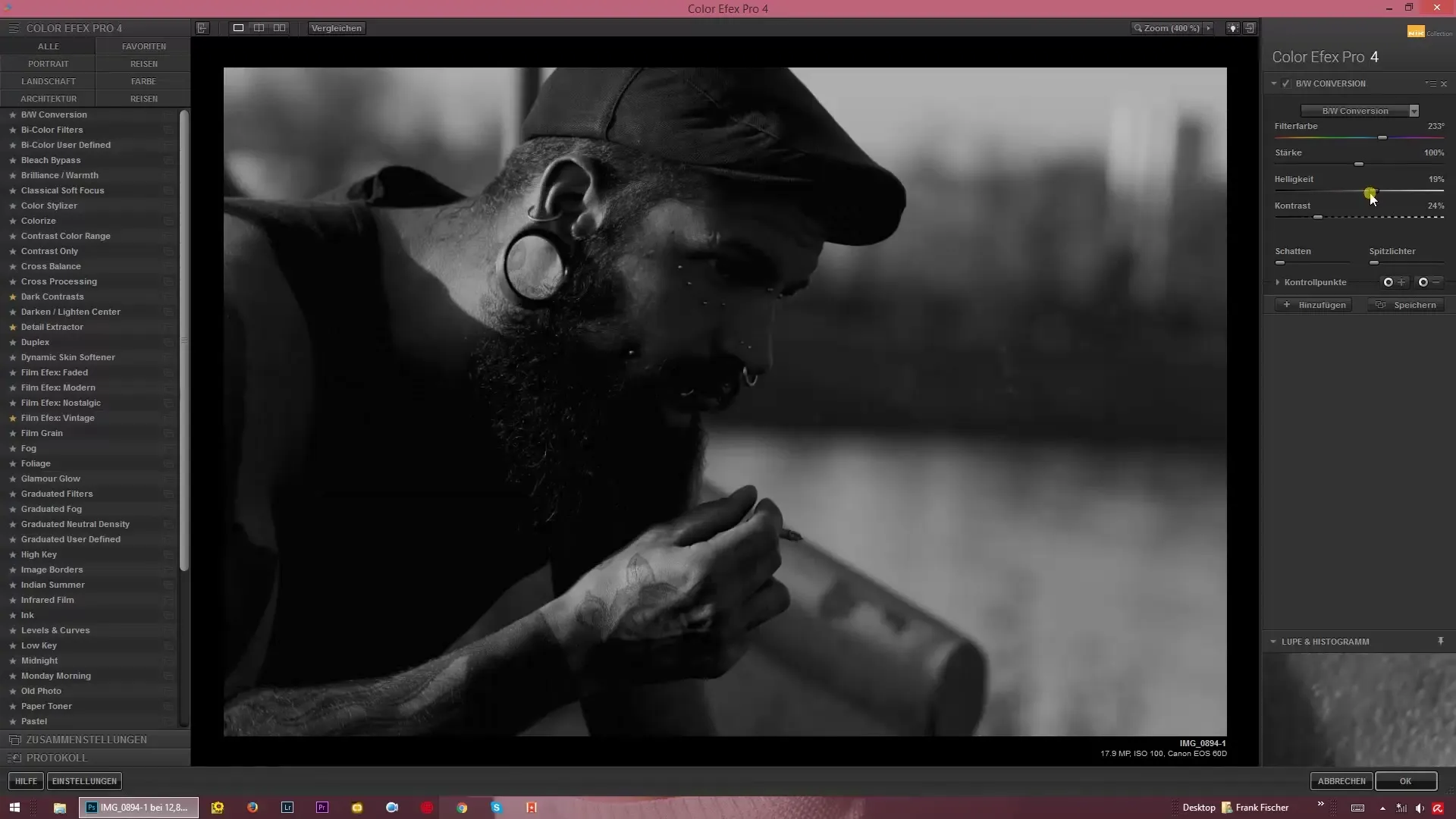 Create black-and-white images yourself with Color Efex Pro 4