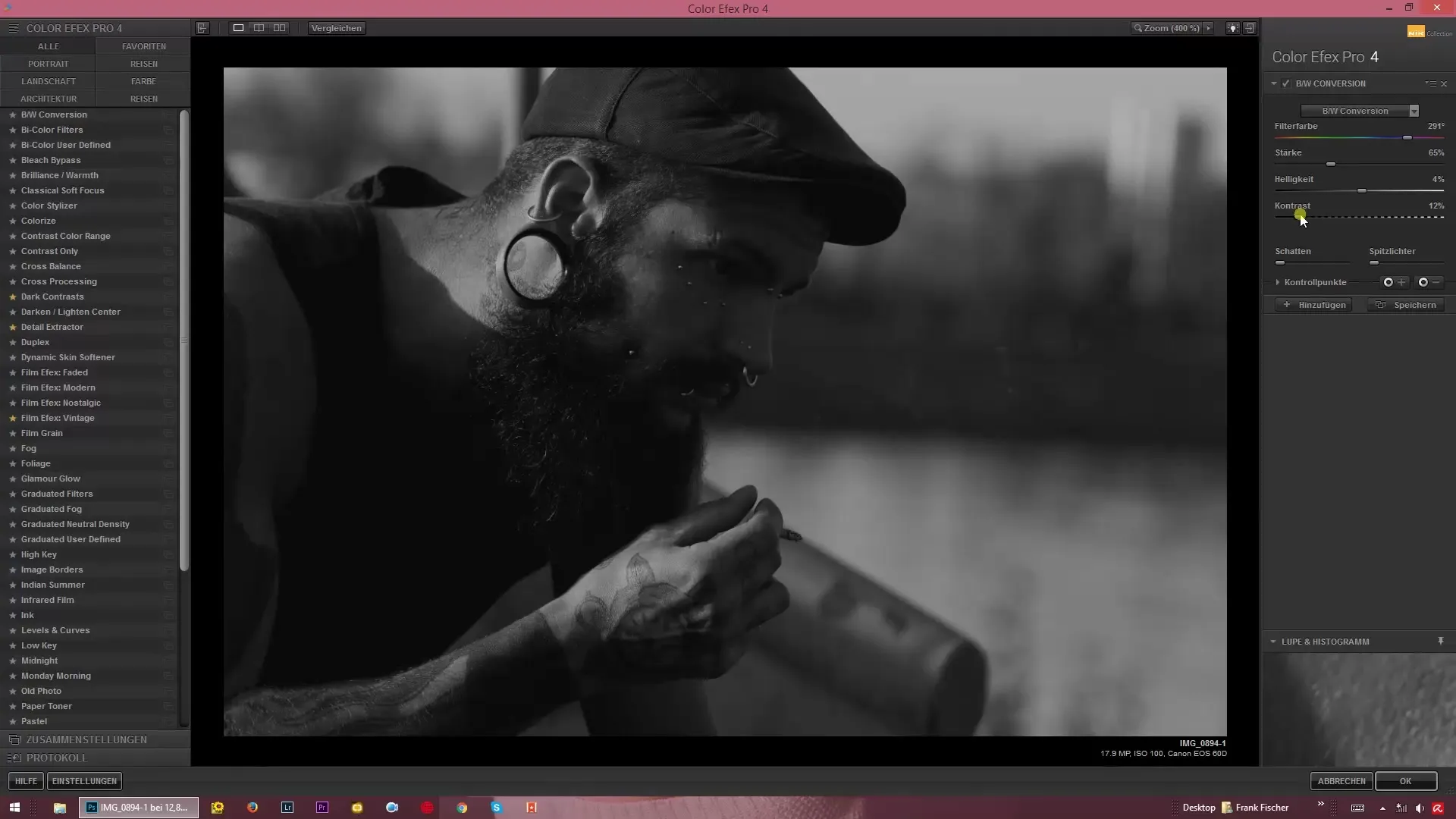 Create black-and-white images yourself with Color Efex Pro 4