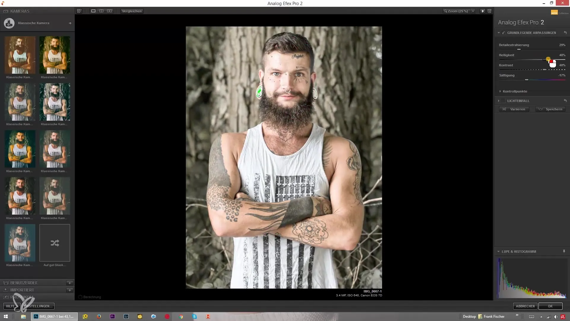 Izprast un izmantot Histogrammu Analog Efex Pro 2