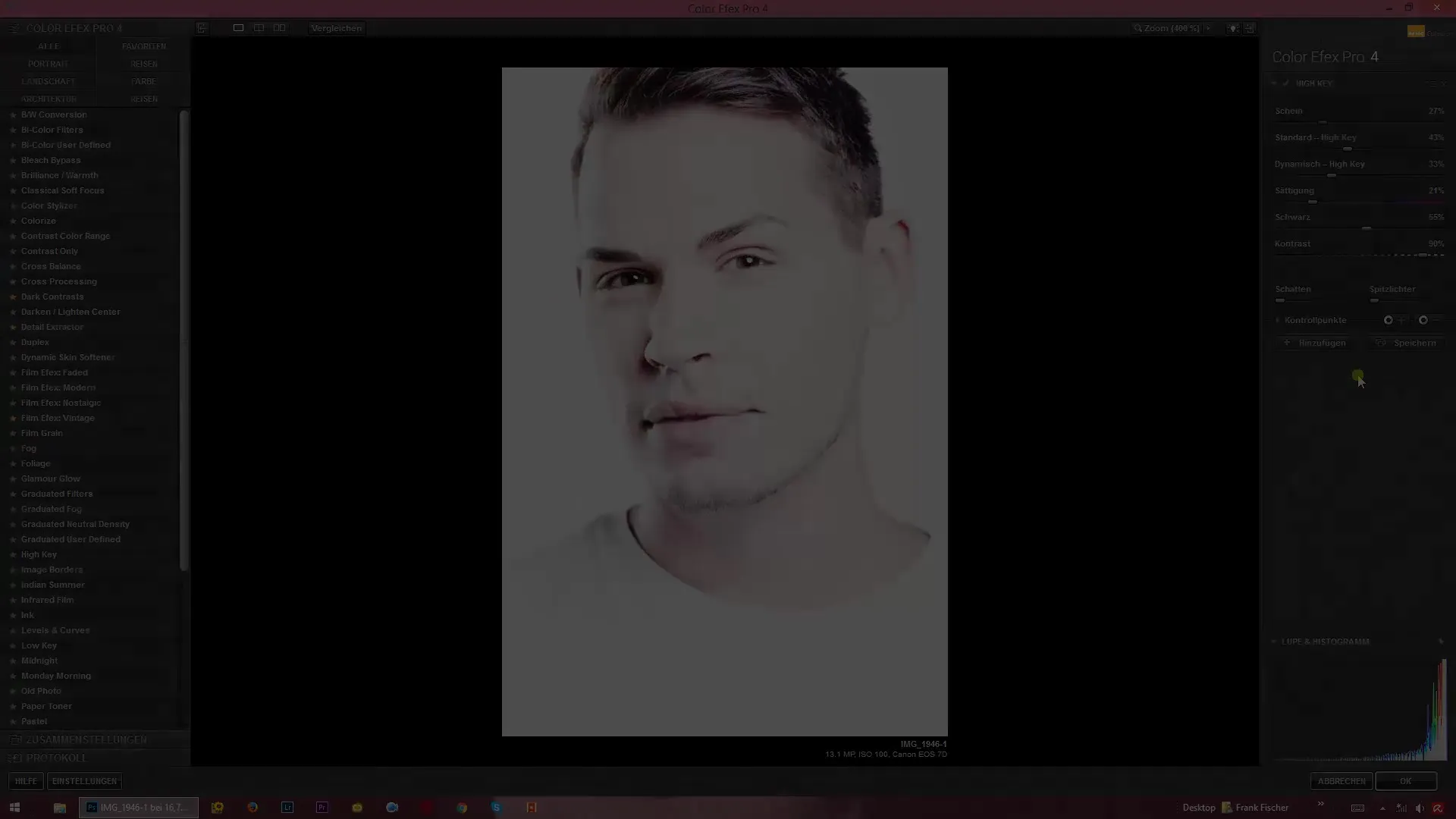 High Key photo editing with Color Efex Pro 4