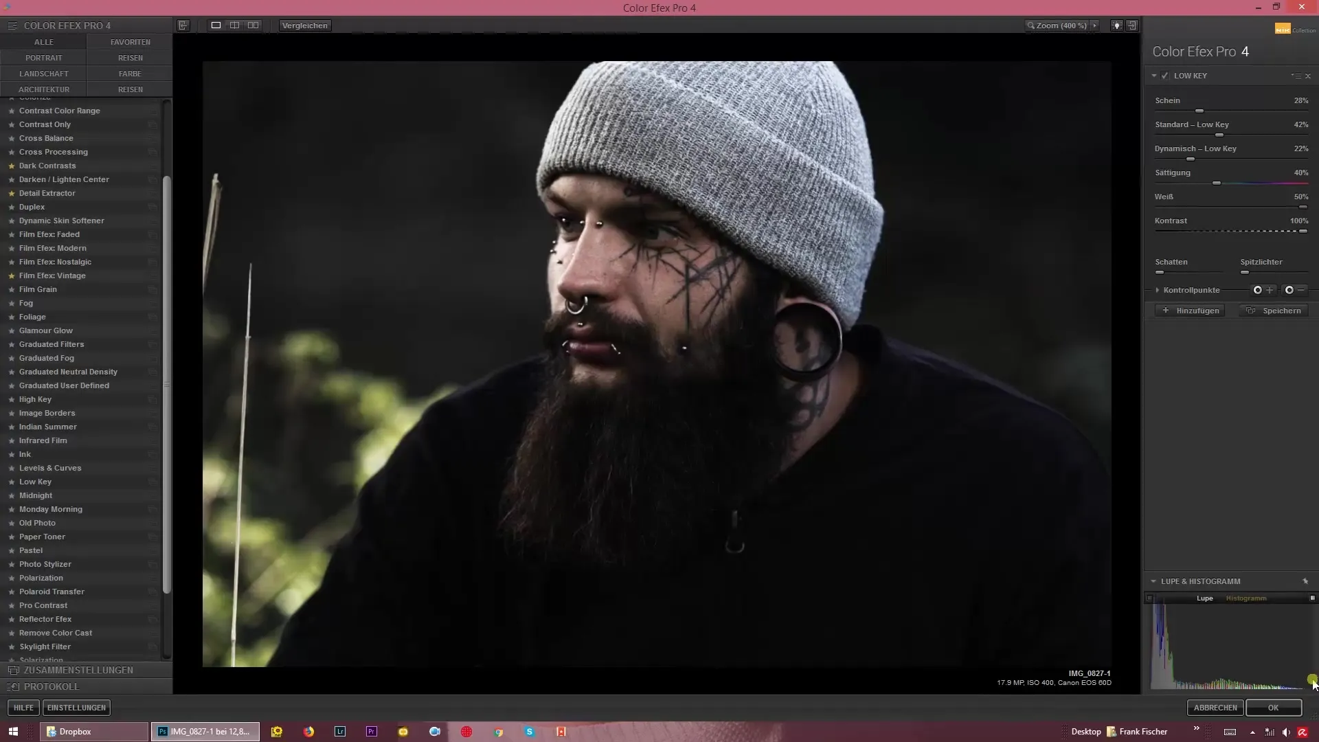 Imponerende low-key-billeder med Color Efex Pro 4 lave