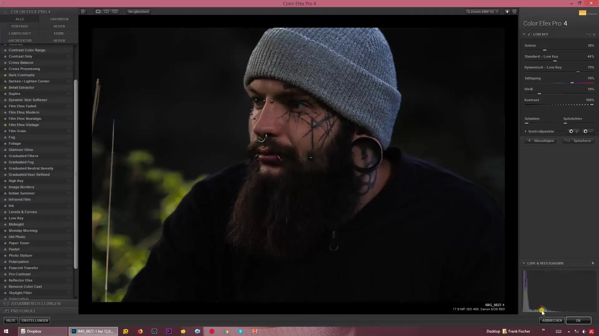 Imponerende Low-Key-billeder med Color Efex Pro 4 skabe