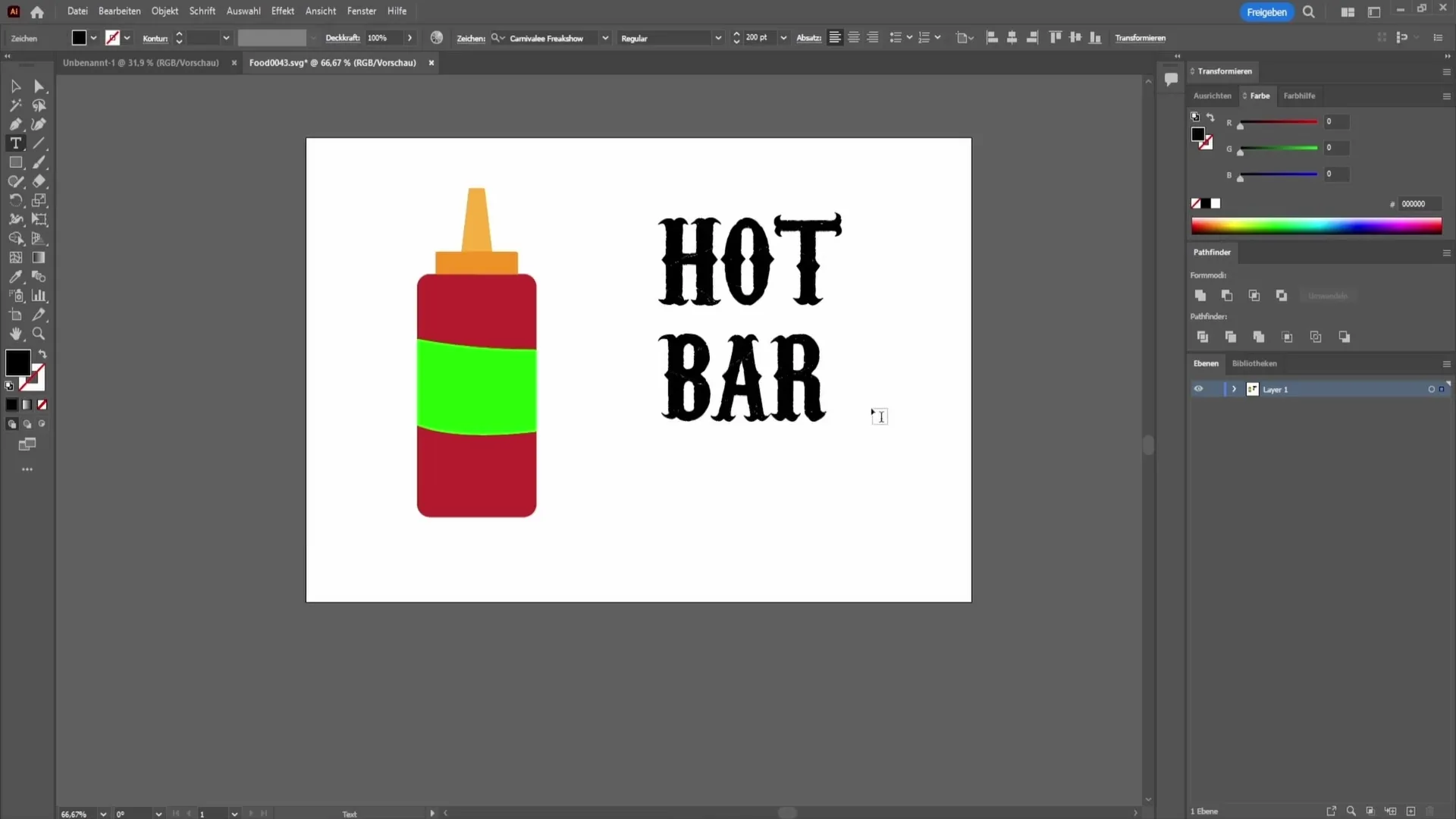Insertar texto en una forma con Adobe Illustrator