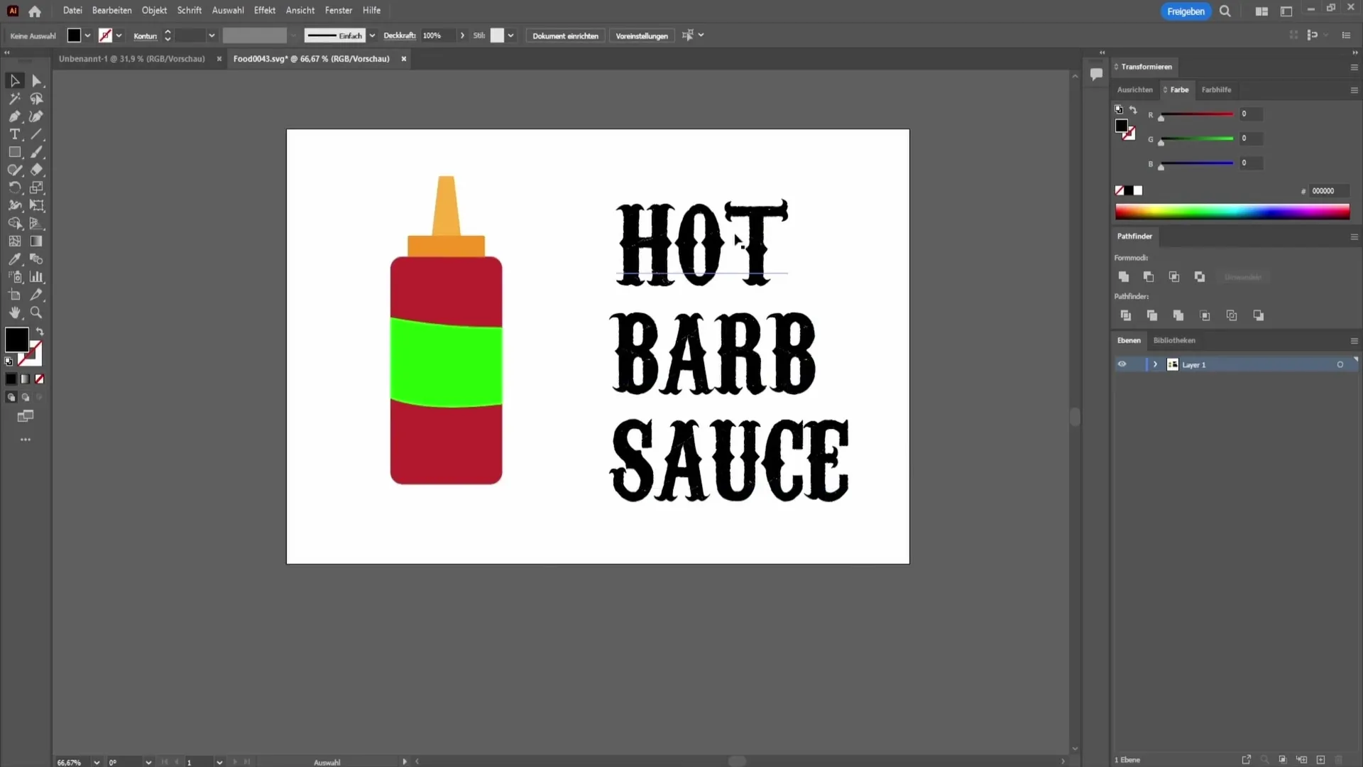 Insertar texto en una forma con Adobe Illustrator
