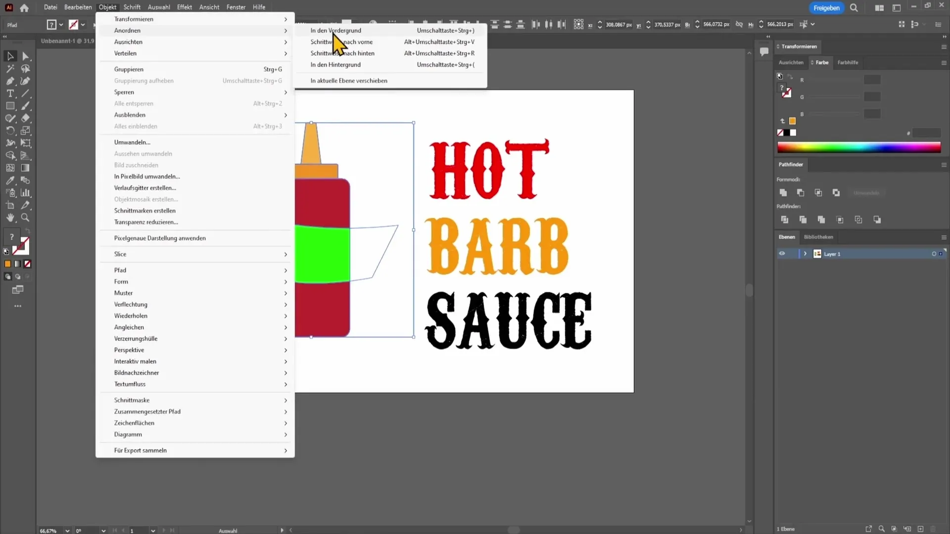 Insertar texto en una forma con Adobe Illustrator