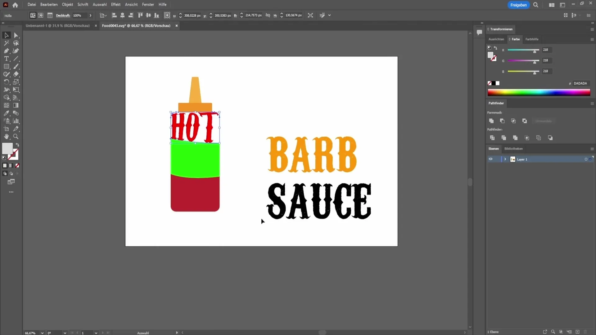 Insertar texto en una forma con Adobe Illustrator
