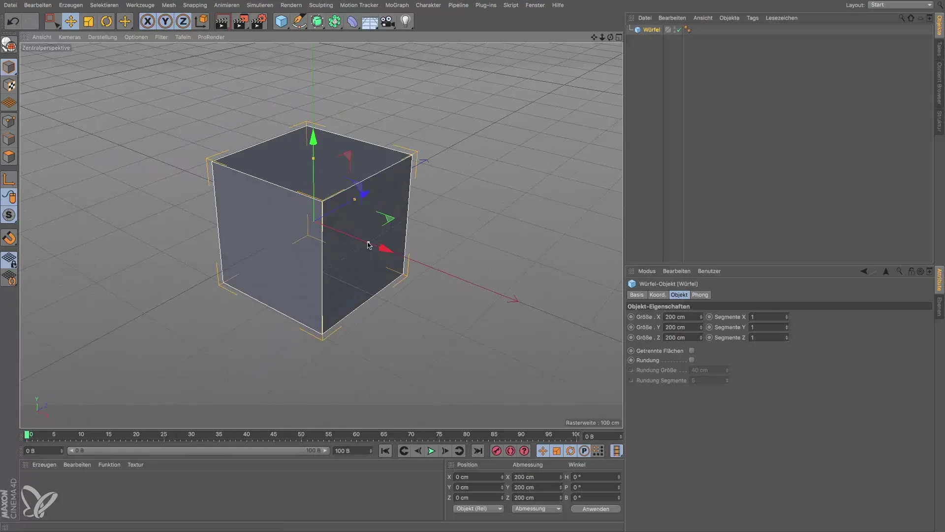 Cinema 4D Introduzione: Crea un riflettore da palcoscenico