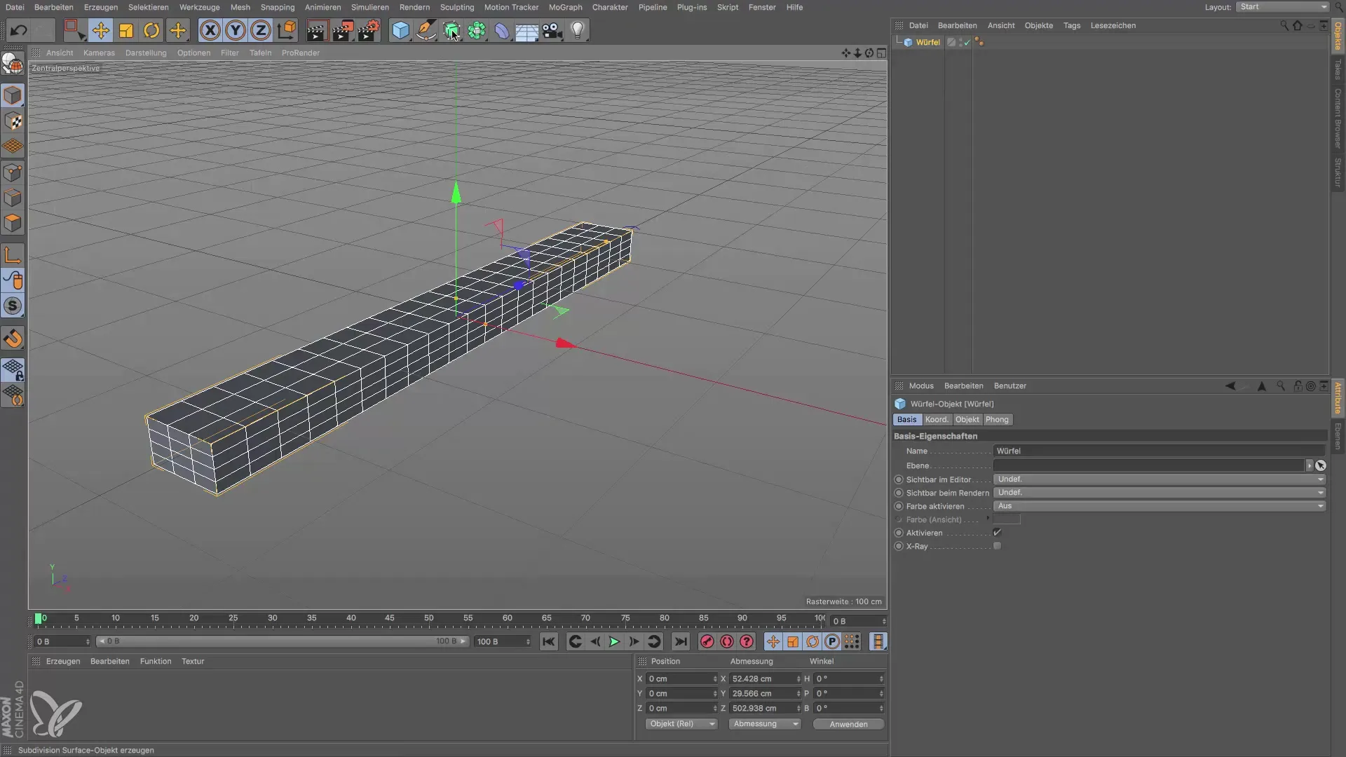 Cinema 4D introduzione: crea un proiettore da palco