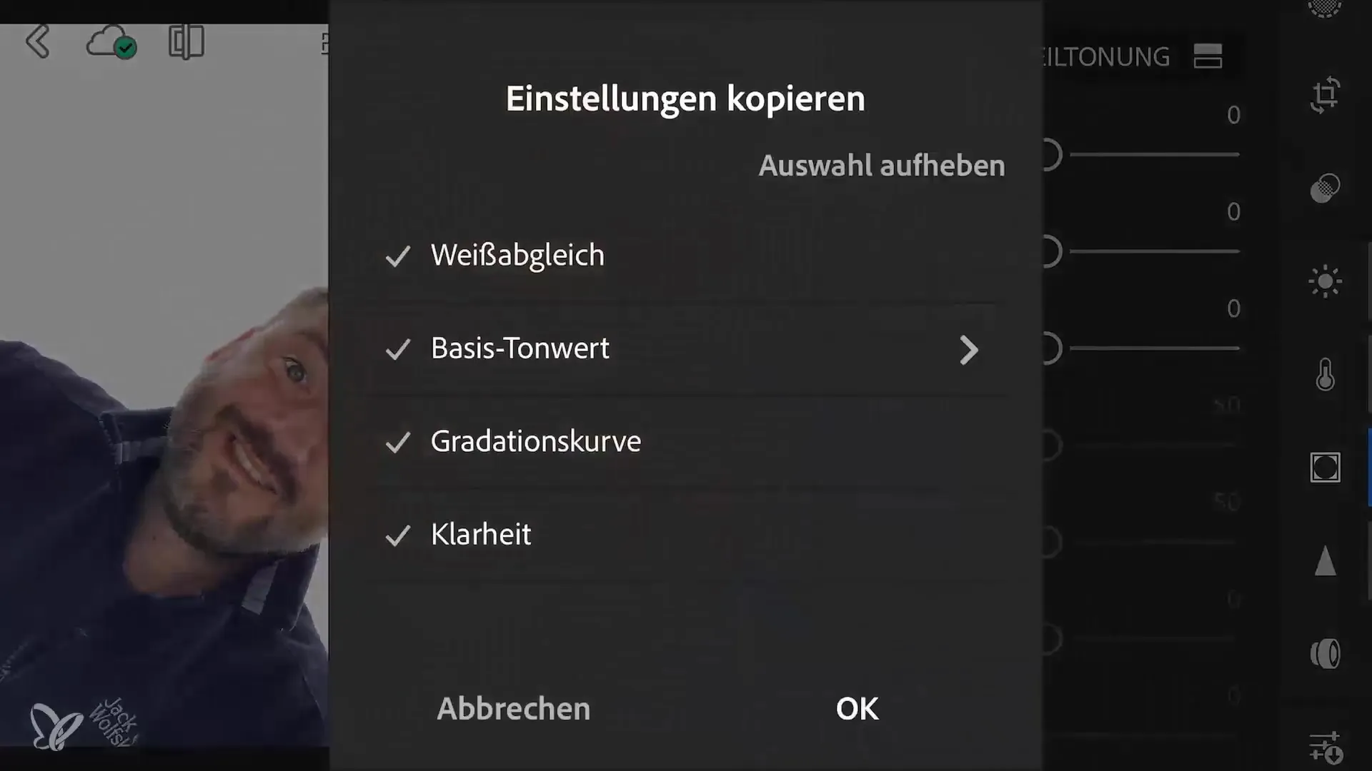 Creatively edit smartphone group photo in Lightroom Mobile