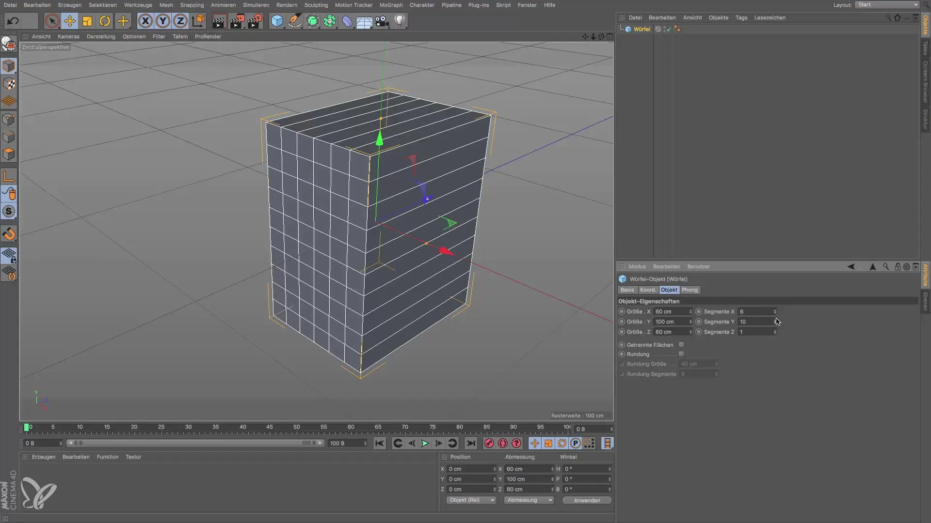 Creare una cassa per altoparlanti a forma di cubo - Passo dopo passo in Cinema 4D