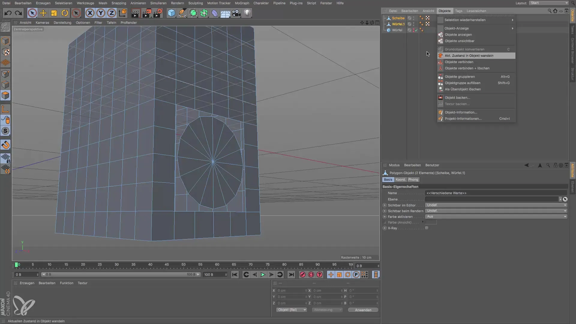 Creare una cassa acustica a forma di cubo – passo dopo passo in Cinema 4D