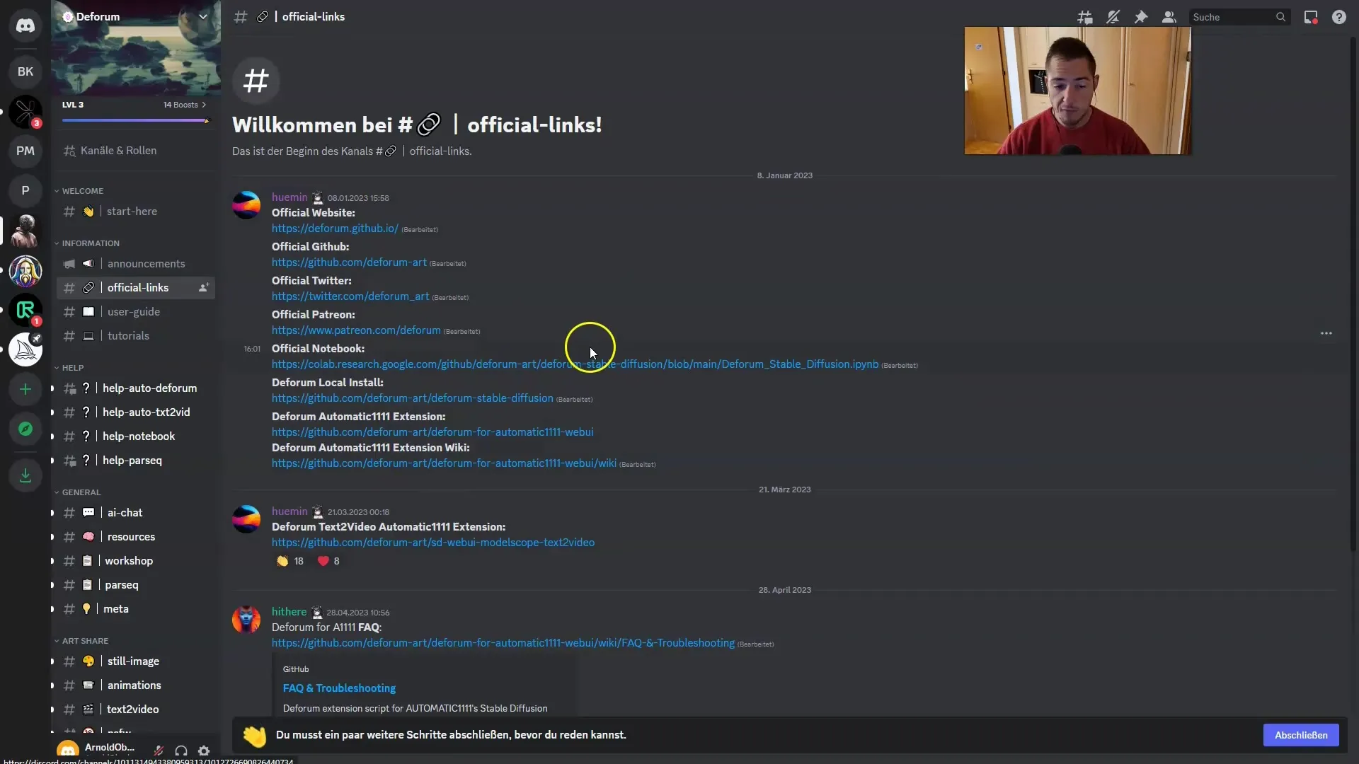 Panduan terakhir untuk bergabung dengan komunitas Deforum di Discord