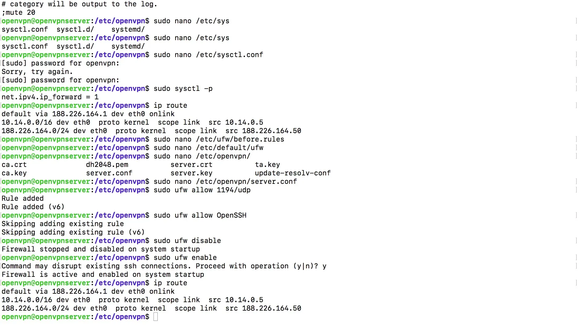 Iniciar y verificar el servicio de OpenVPN - Guía paso a paso