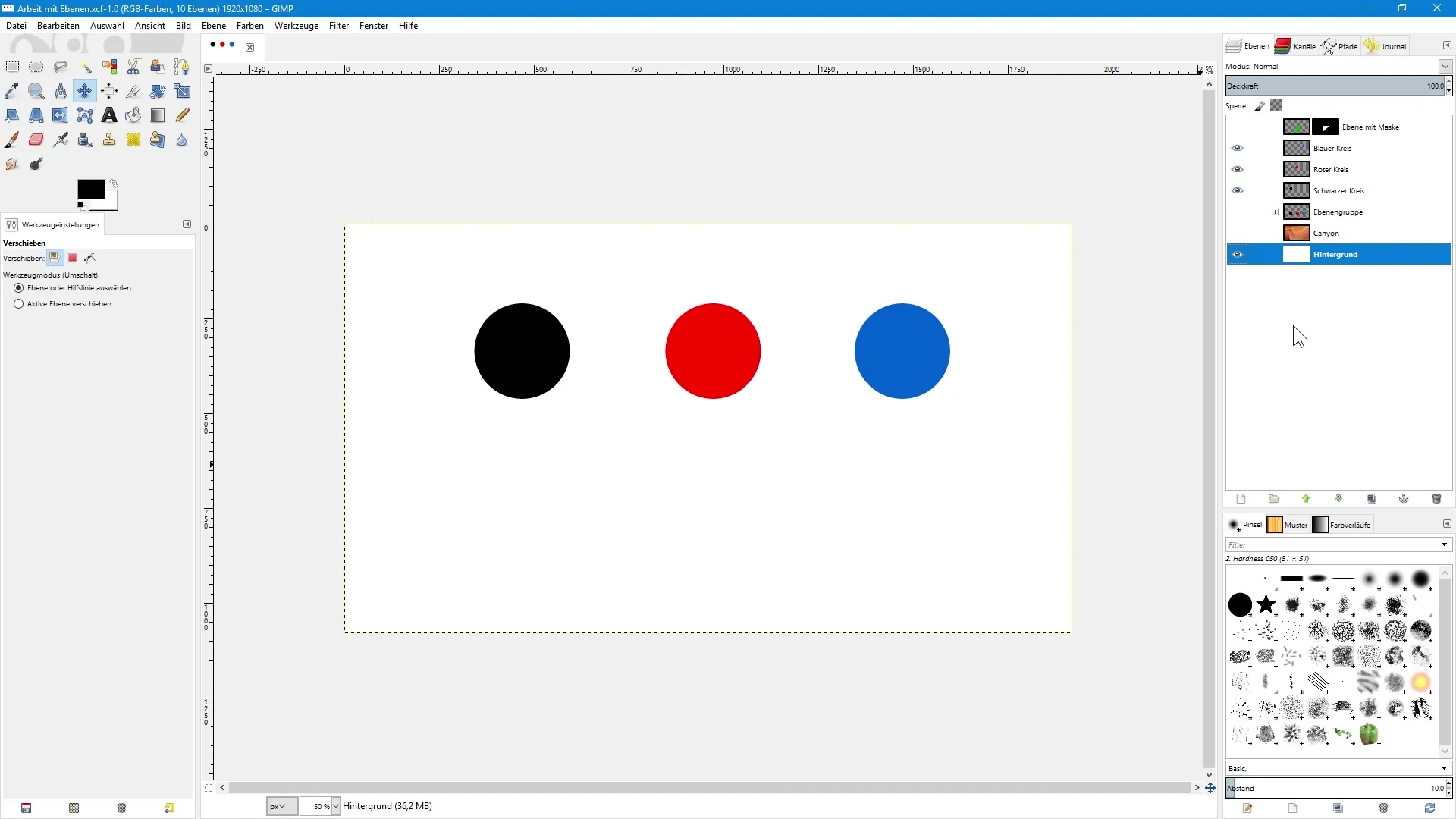Uso eficiente de las capas en GIMP