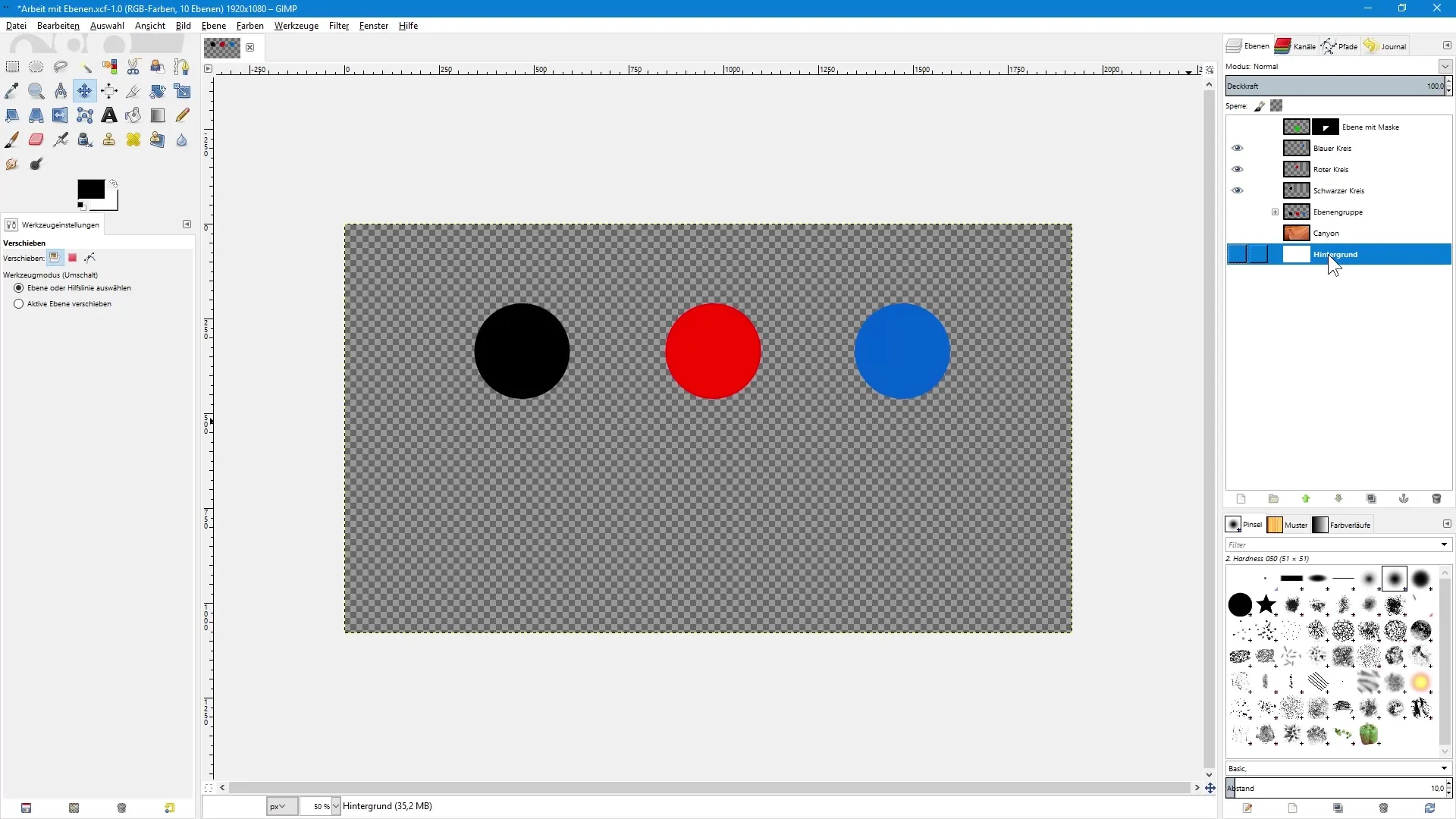 Uso eficiente de las capas en GIMP