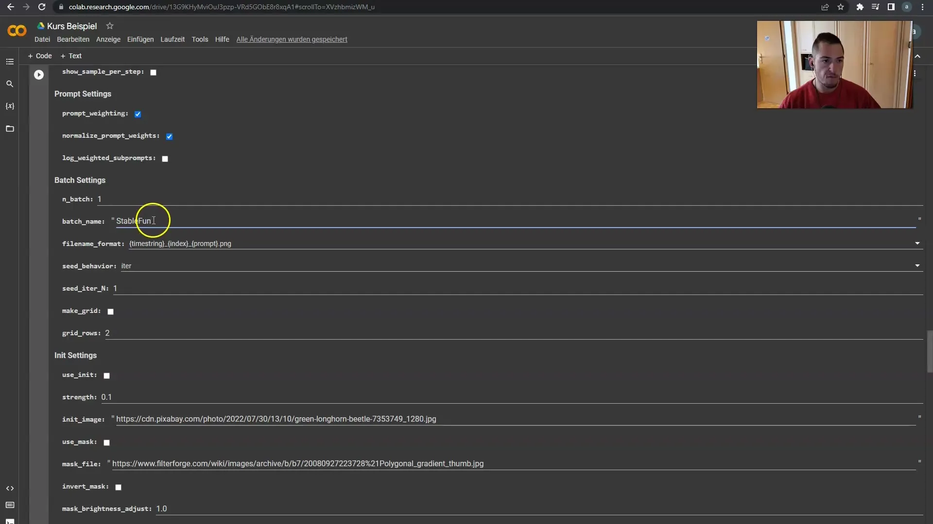 Diffusione stabile di Deforum: Utilizzo efficace delle impostazioni Prompt e Batch