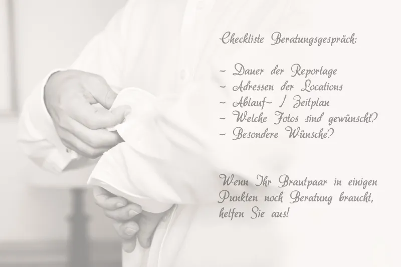 Wedding photography part 02: Preparations