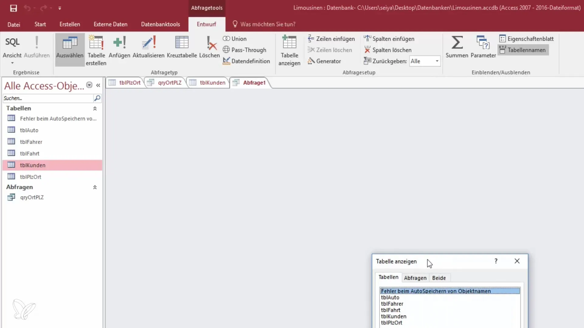 Frågor i Access – Kunddata specifikt filtrera