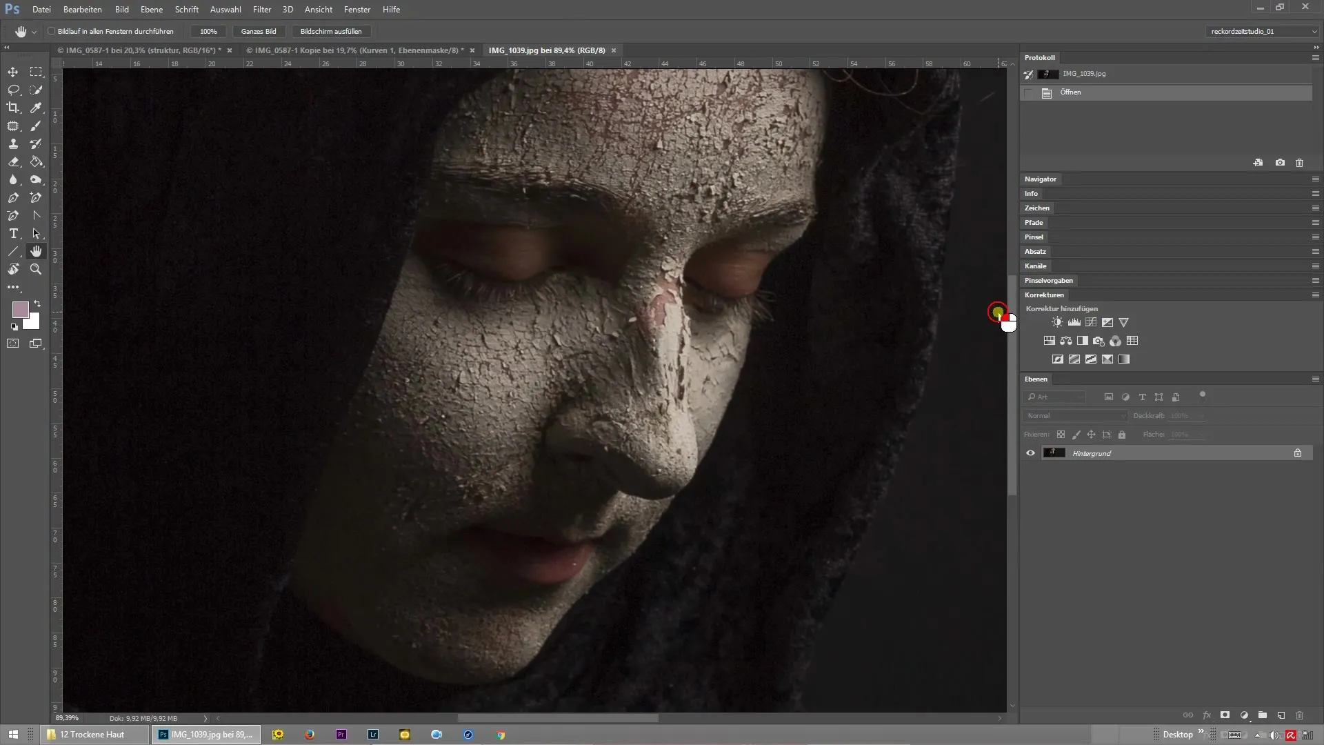 Huidretouche met frequentiescheiding in Photoshop