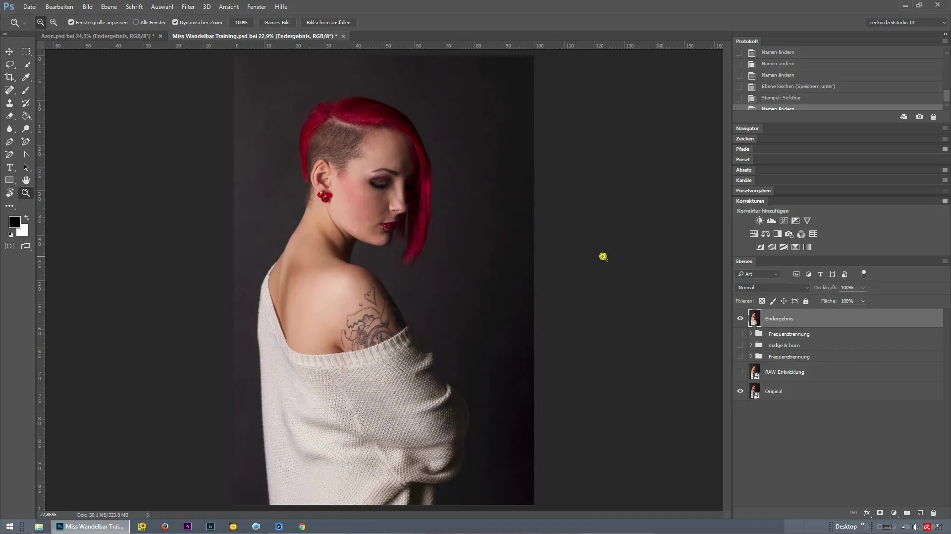 Separazione delle frequenze in Photoshop: guida passo passo