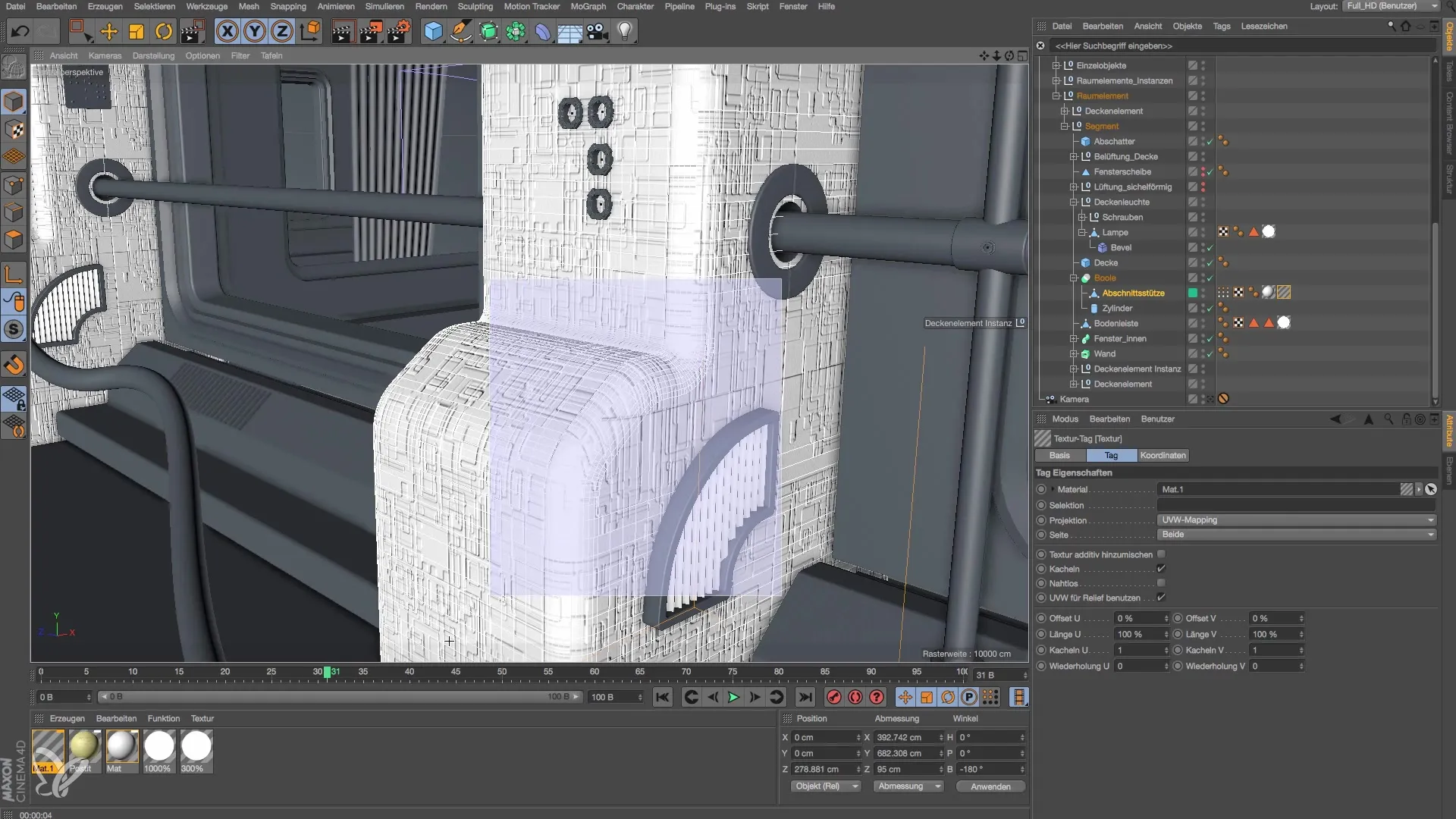 Cinema 4D에서 재료 디자인을 위한 Alpha-Map 생성