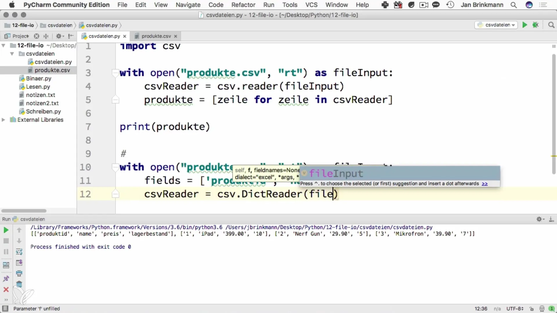 Efektīva CSV failu apstrāde ar Python