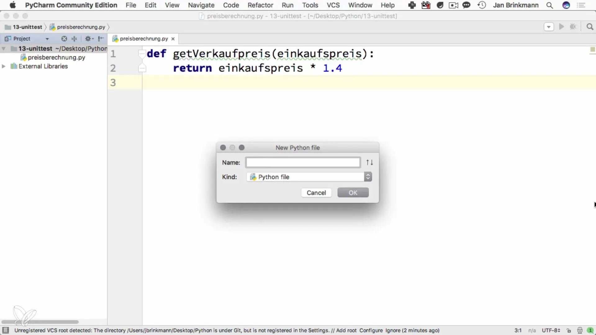 Python Unit-Test grundlag: Din indføring