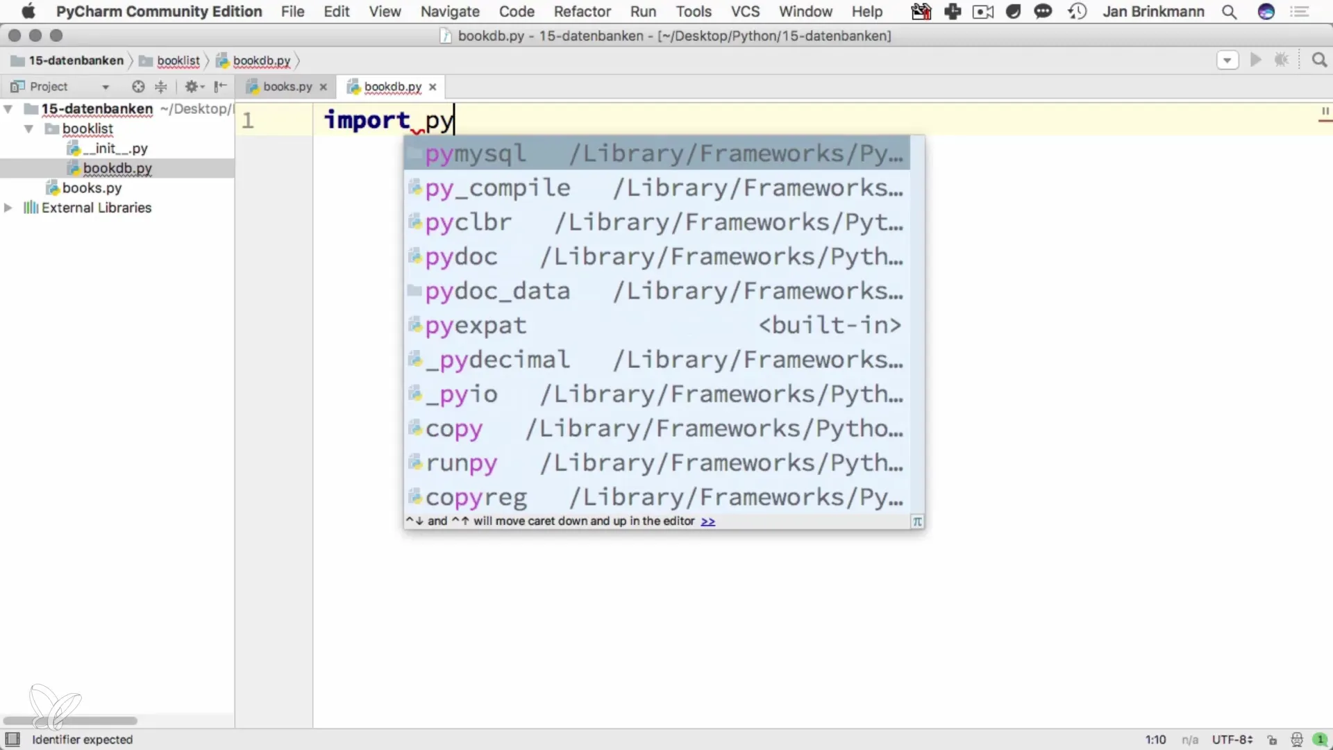 Python에서 MySQL 연결 설정하기