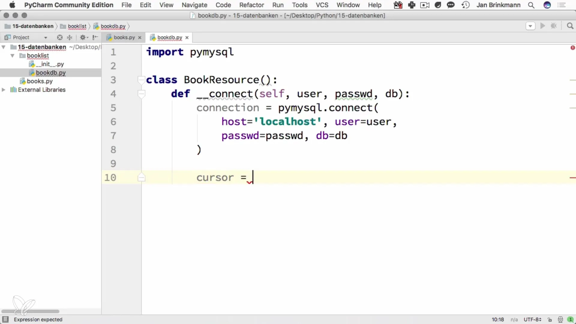 MySQL-연결을 Python으로 설정하다