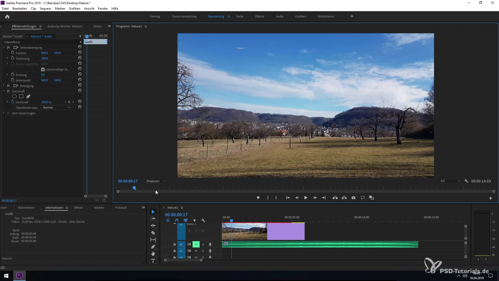 Ajustes de texto en Premiere Pro CC 2019