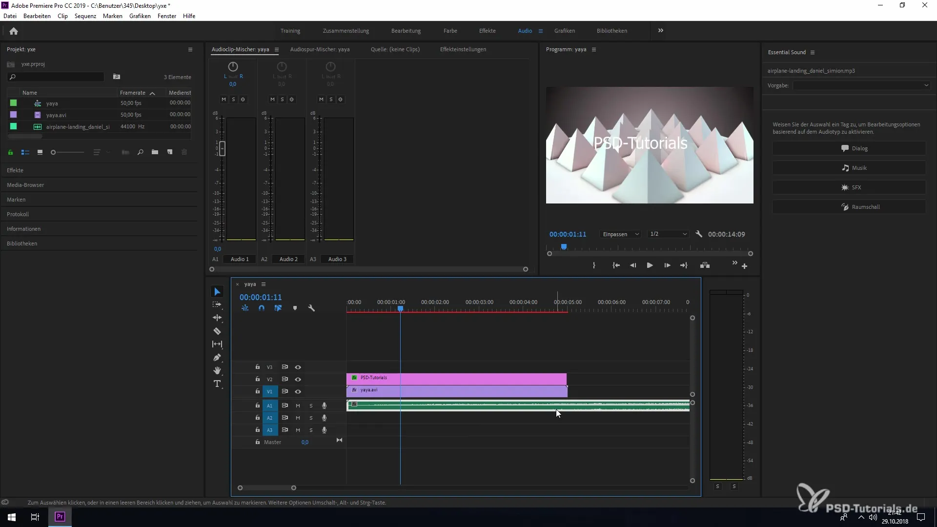 Effectively use audio cleanup in Premiere Pro CC 2019